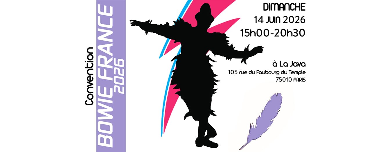 Convention Bowie France 2026