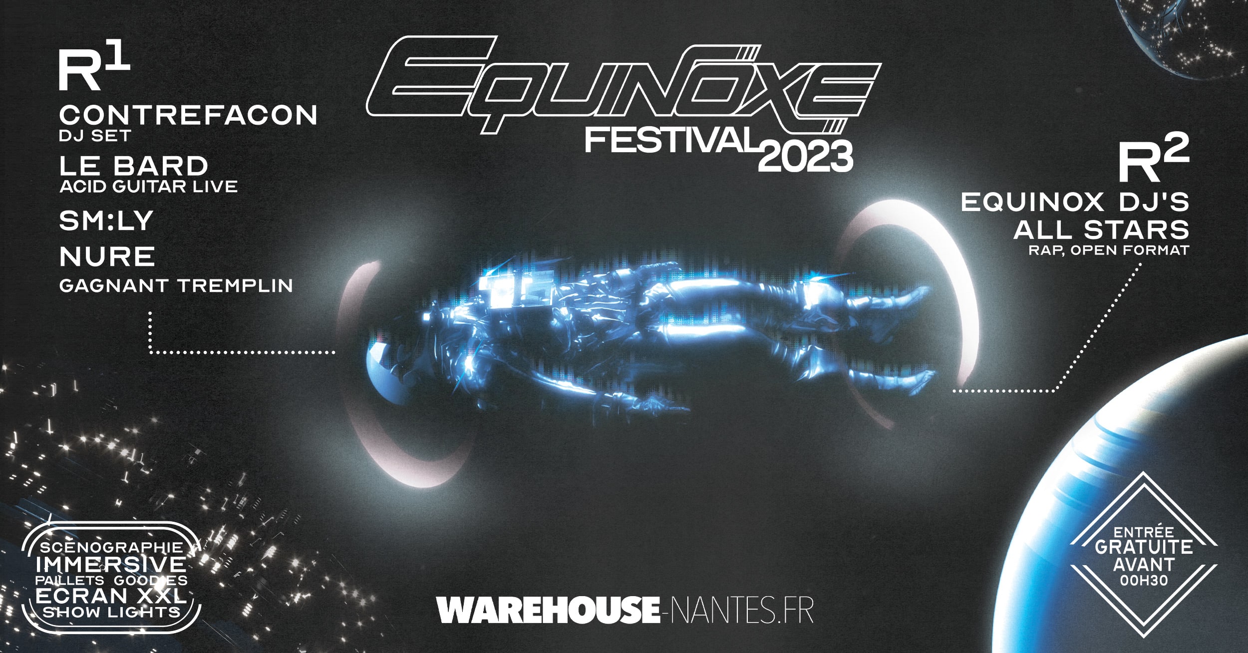Équinoxe Festival 2023 - Warehouse Nantes