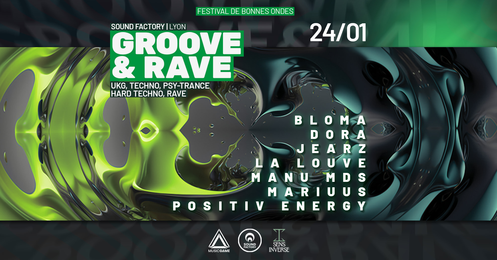 Groove & Rave - Music Game Invite Sens Inverse !
