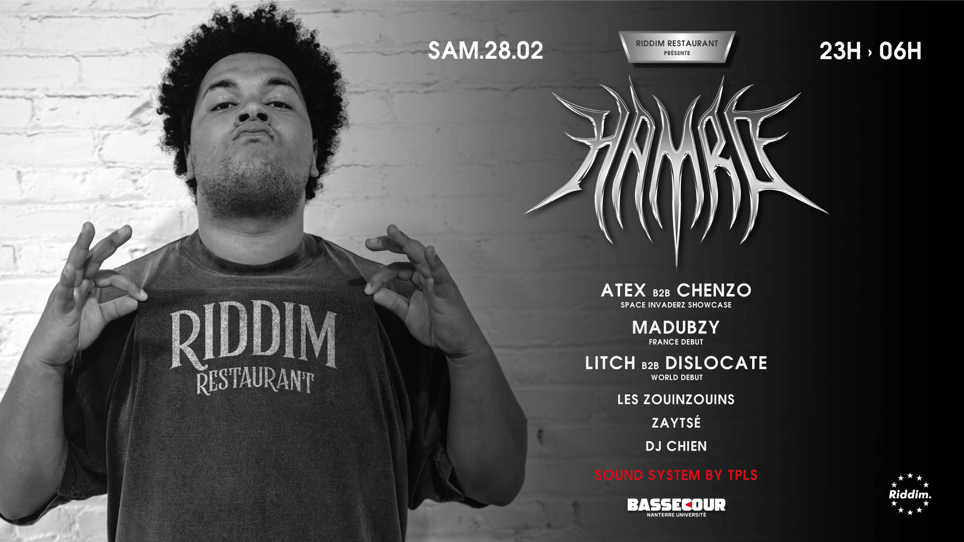 Riddim Restaurant Hors-Série W/ Hamro