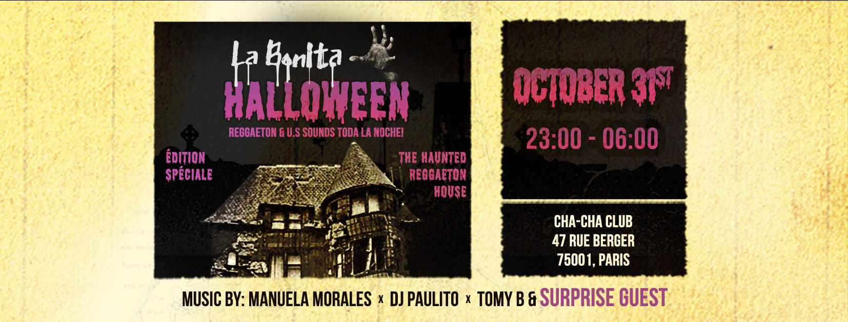La Bonita Halloween Edition - The Haunted Reggaeton House