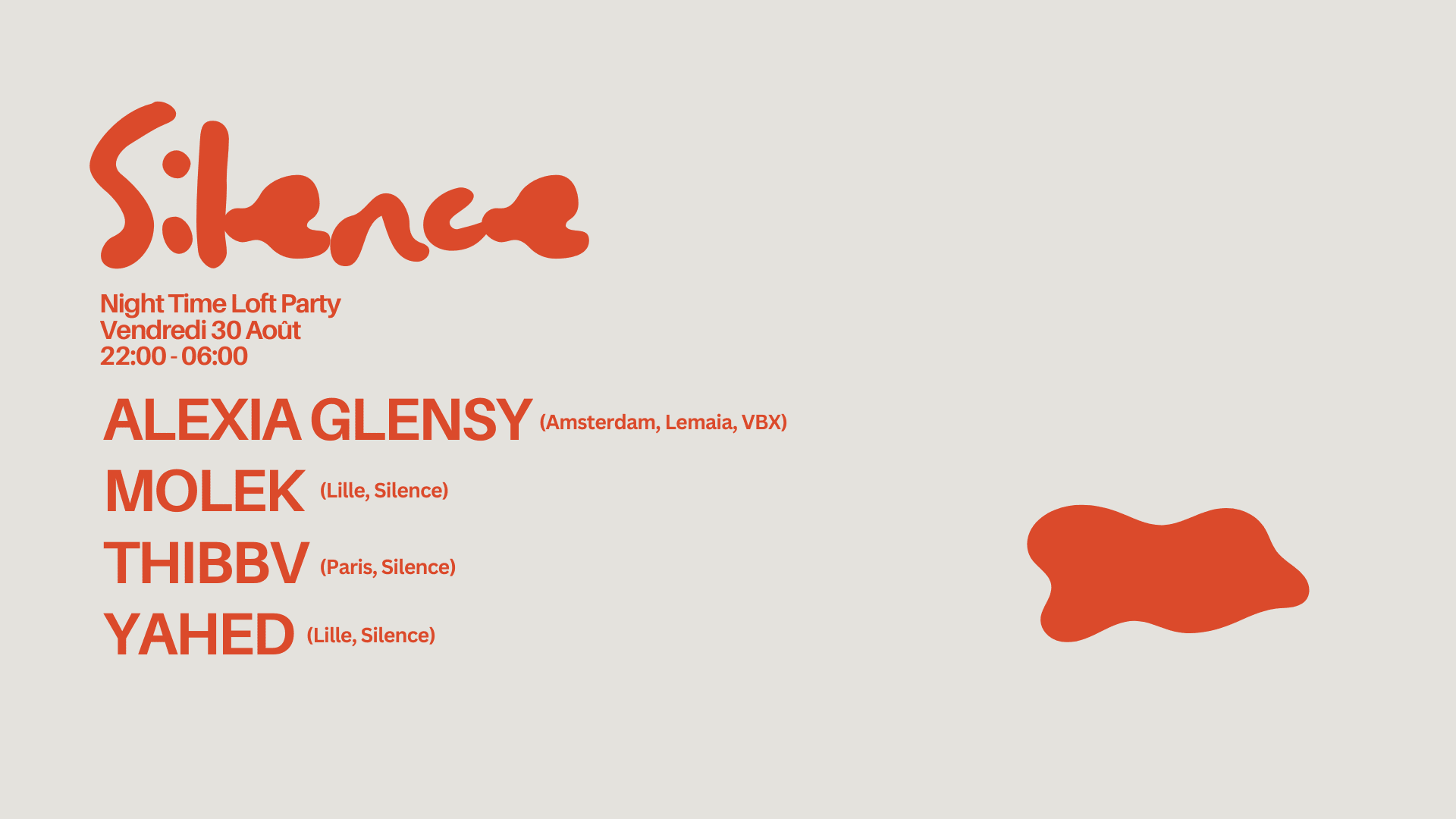 Silence Loft Party: Alexia Glensy, Molek, Thibbv & Yahed