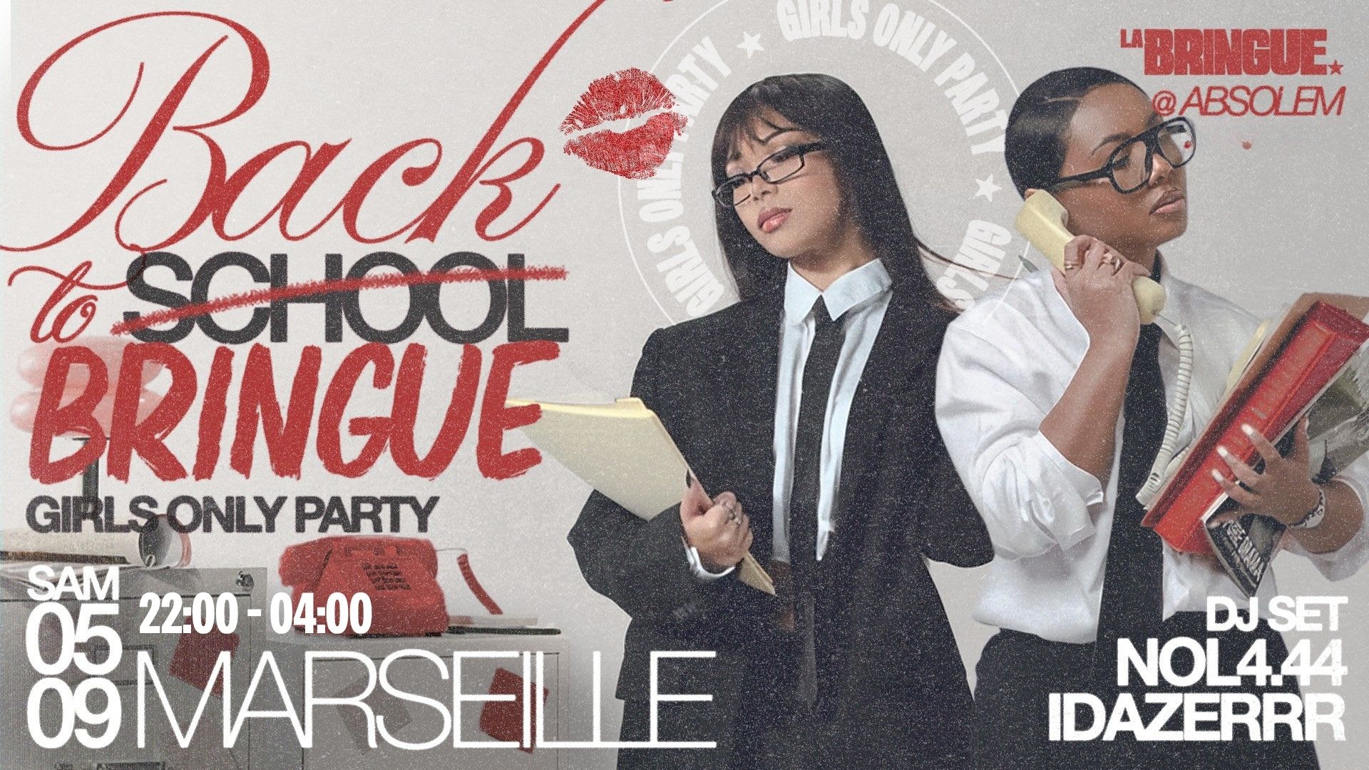 Back 2 Bringue - Girls Only - Marseille