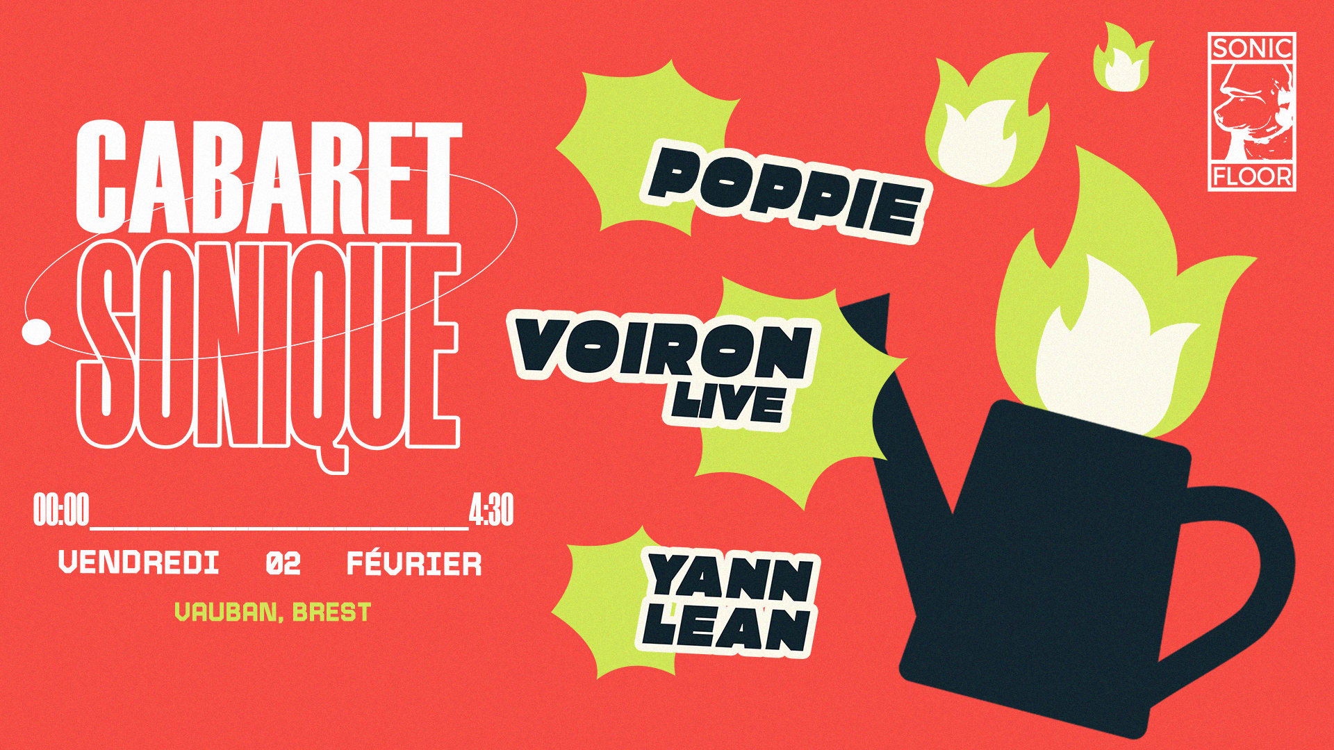 Cabaret Sonique : Voiron (Live), Yann Lean, Poppie