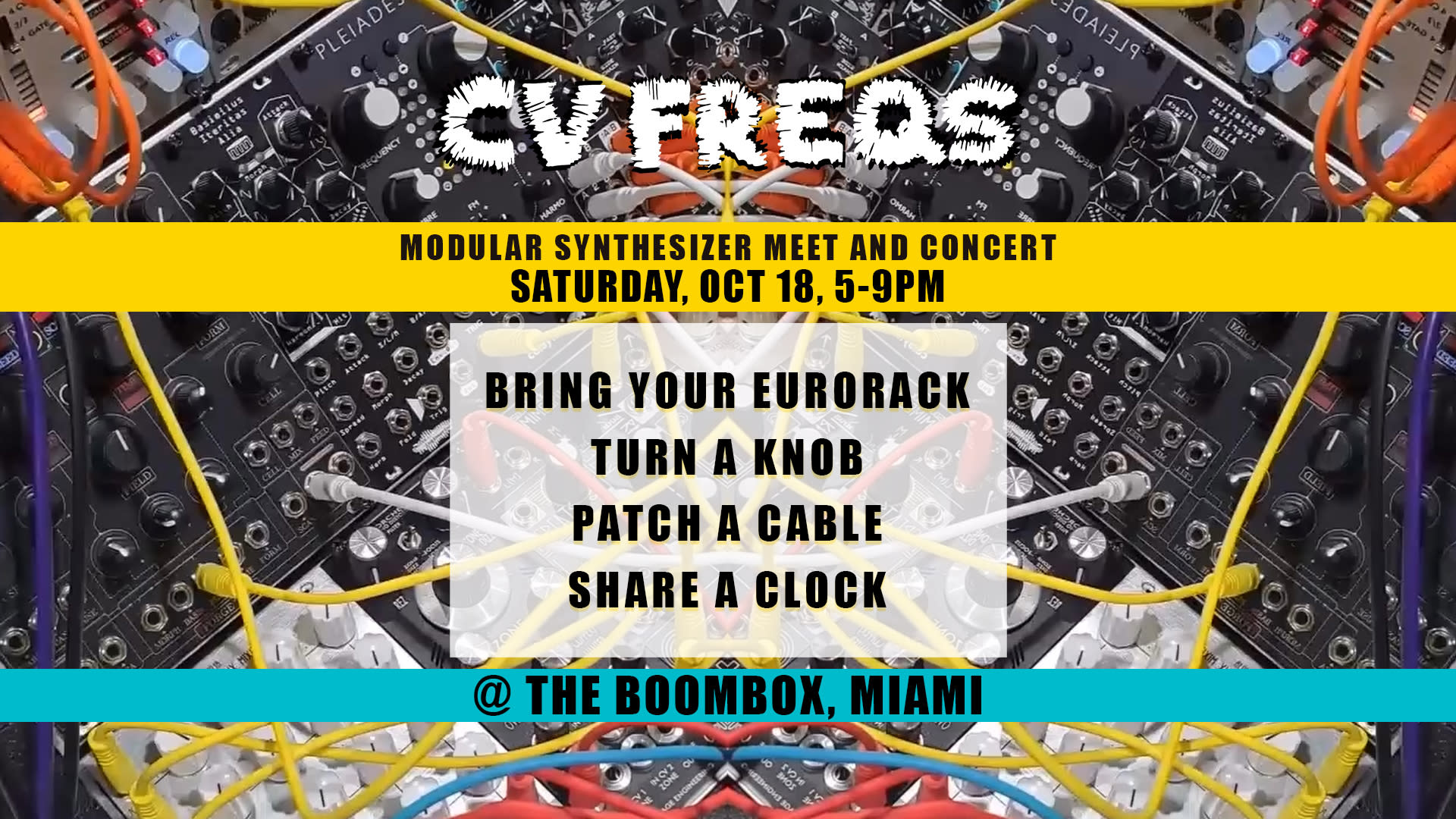 CV Freqs Synthetizer Meet And Concert