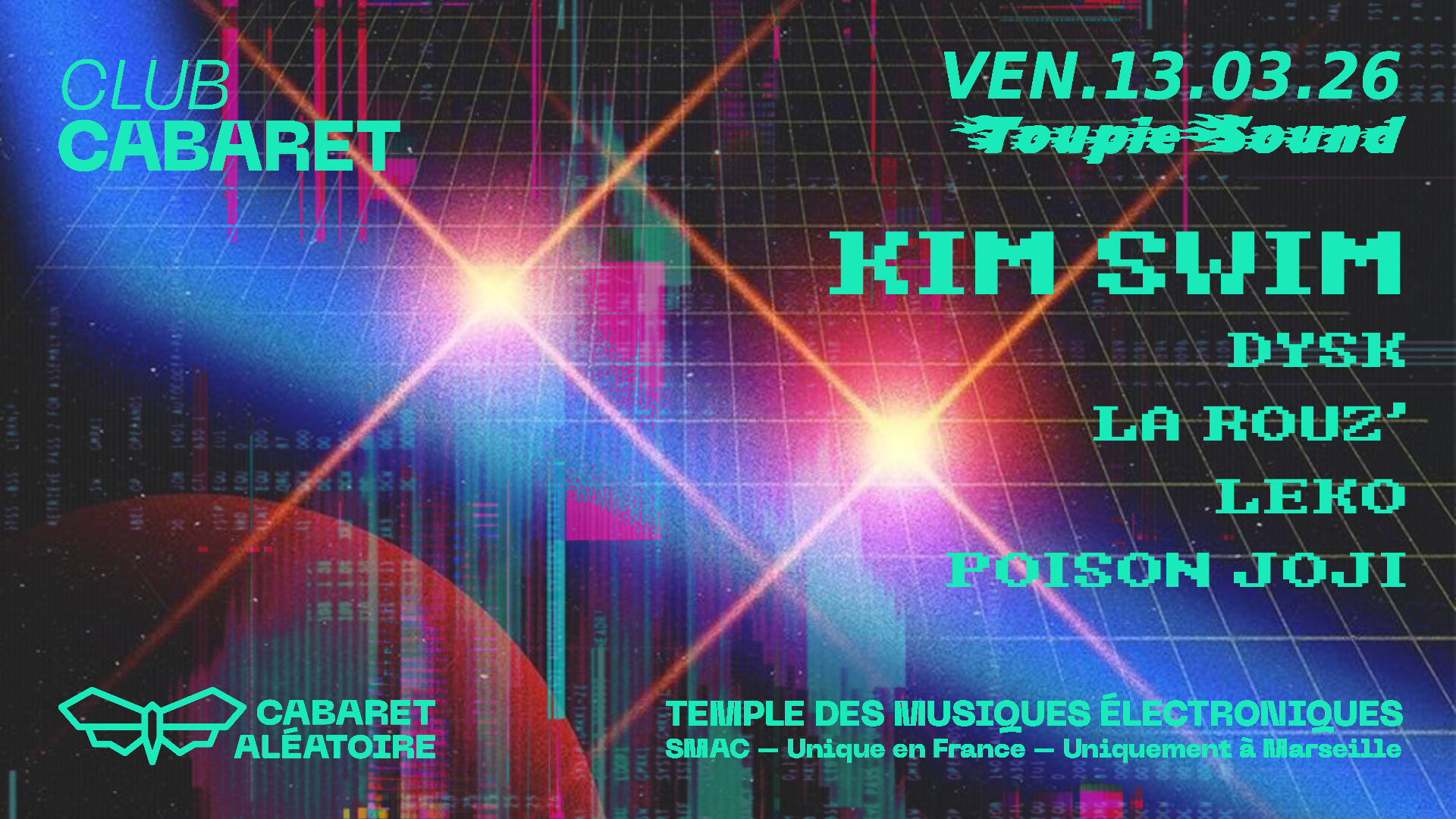 13/03 | Club Cabaret X Toupie Sound