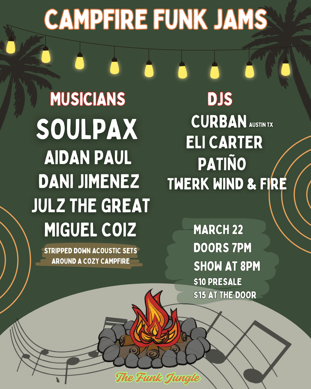 Campfire Funk Jams @ The Funk Jungle