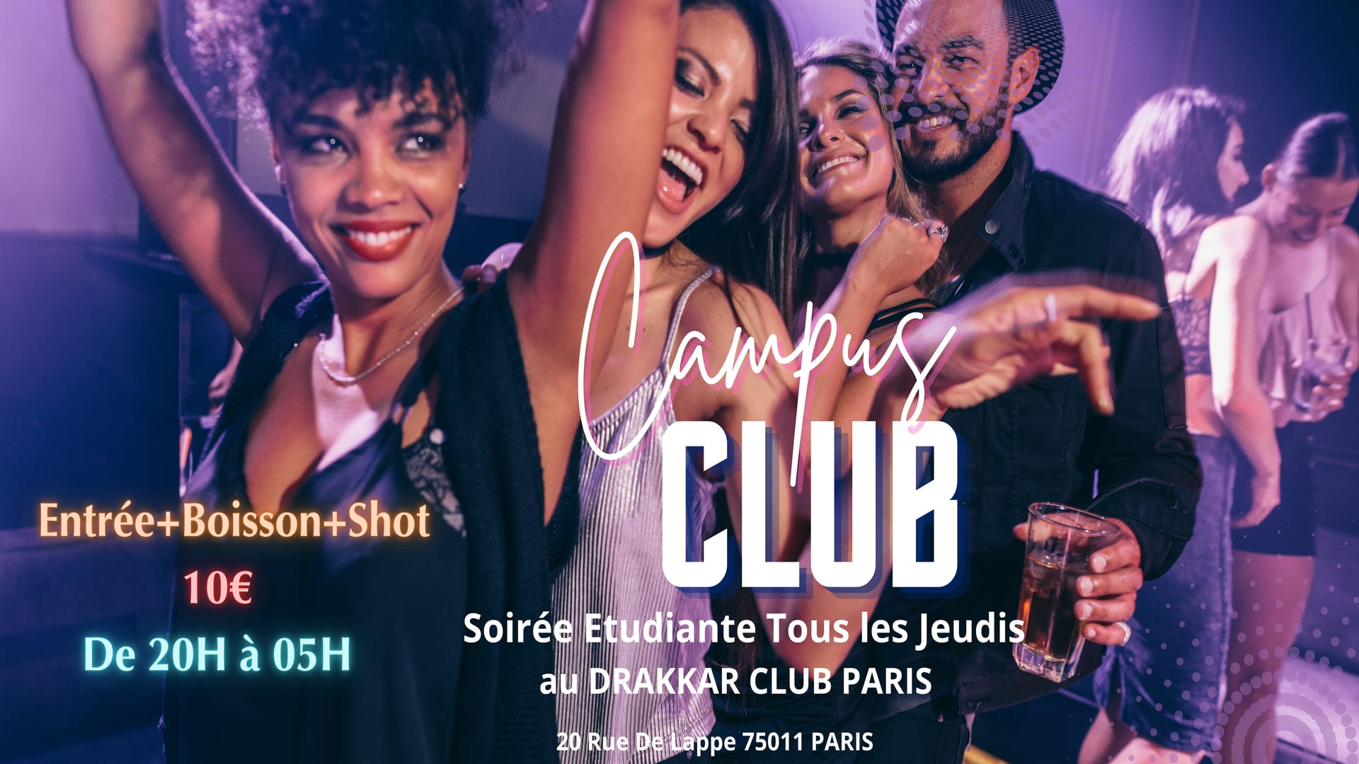 Campus Club (Soirée Etudiante Du Jeudi 3 Octobre)