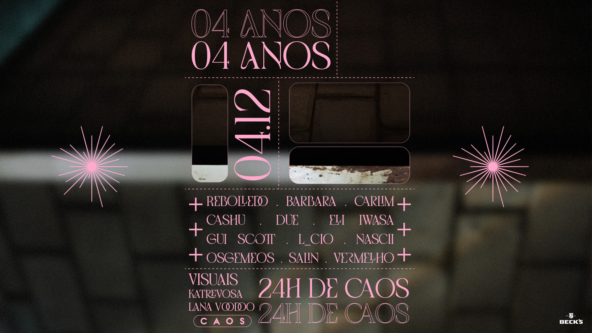 24h De Caos: 04 Anos.