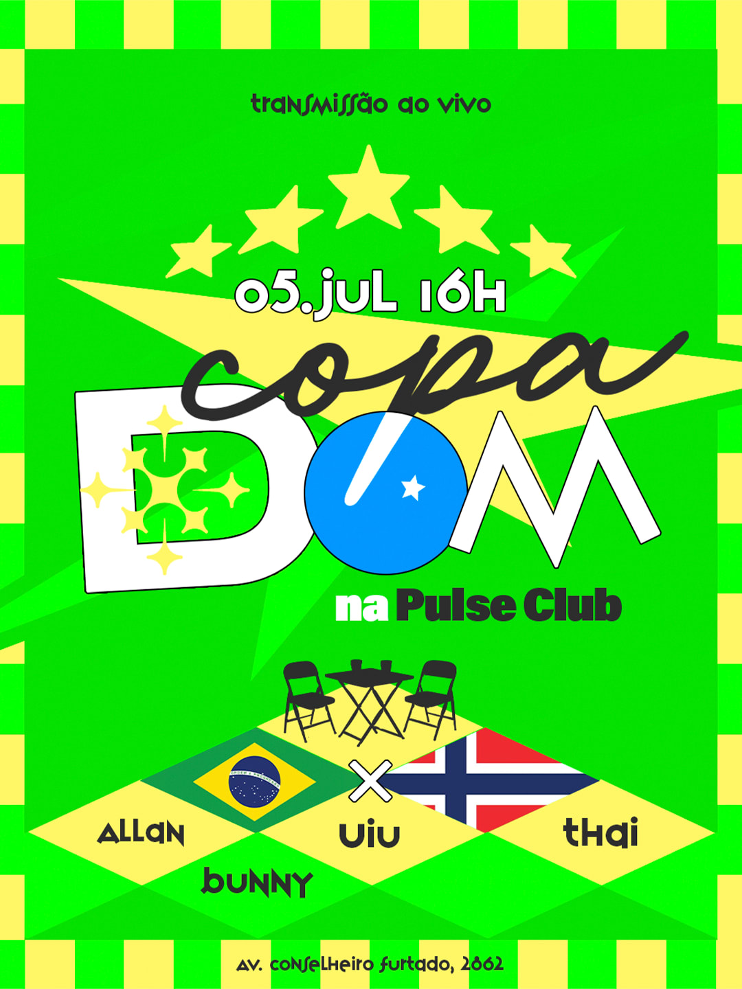Copa Dom: Bra X Nor