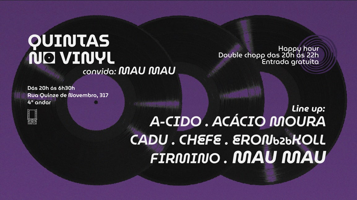 Quintas No Vinyl Convida Mau Mau
