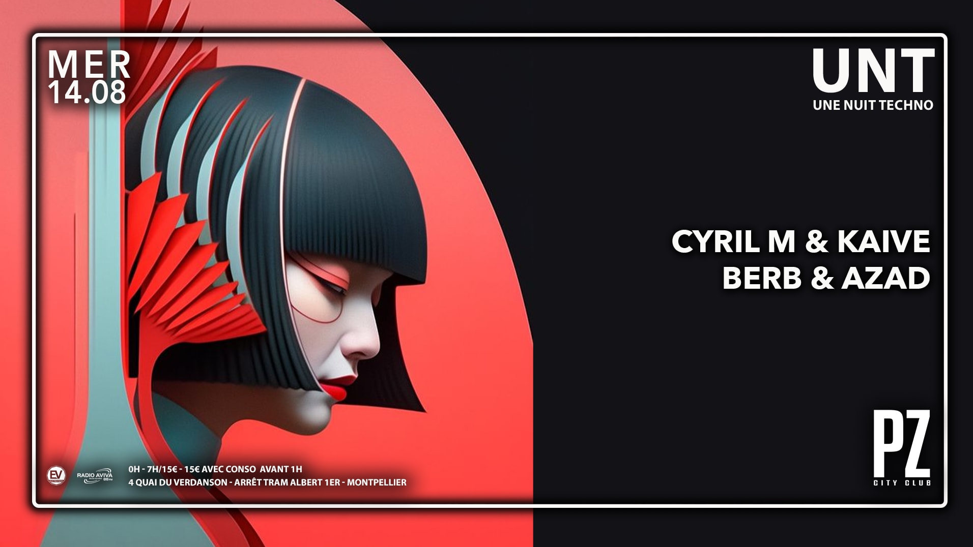 Une Nuit Techno X Cyril M & Kaive X Berb & Azad