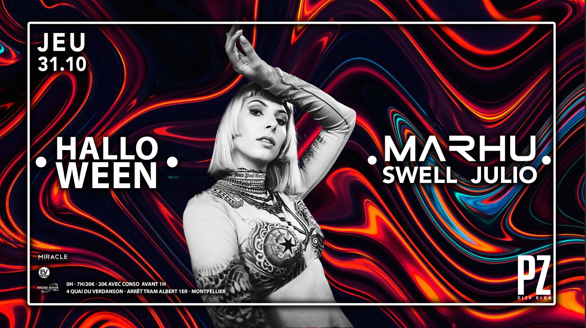 Halloween X Marhu X Swell X Julio X Pz City Club