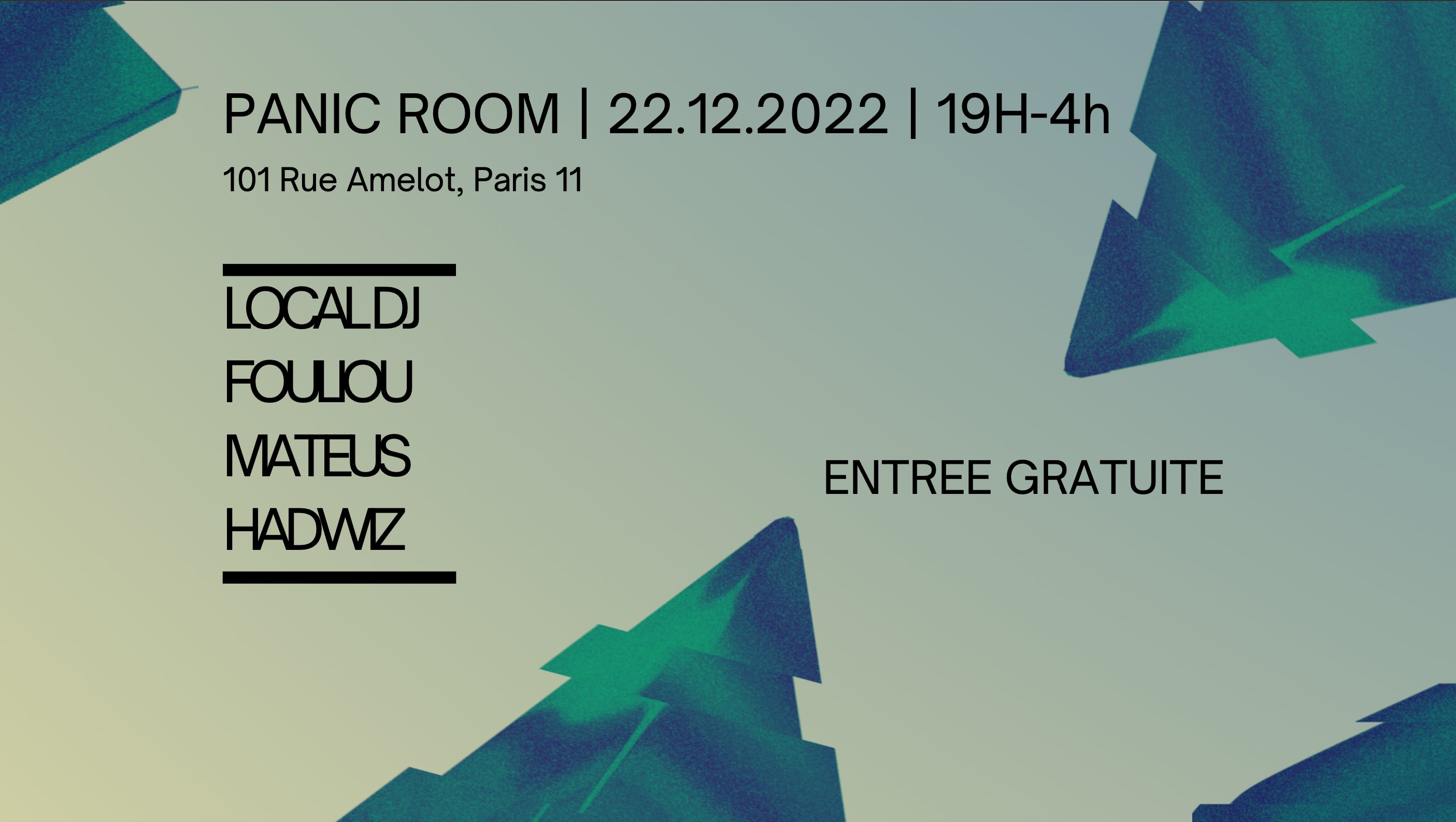 Mozaïk Paris X Panic Room - Act II