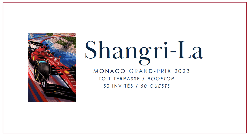 Monaco Race Weekend : View On Track From Shangrila's Rooftop