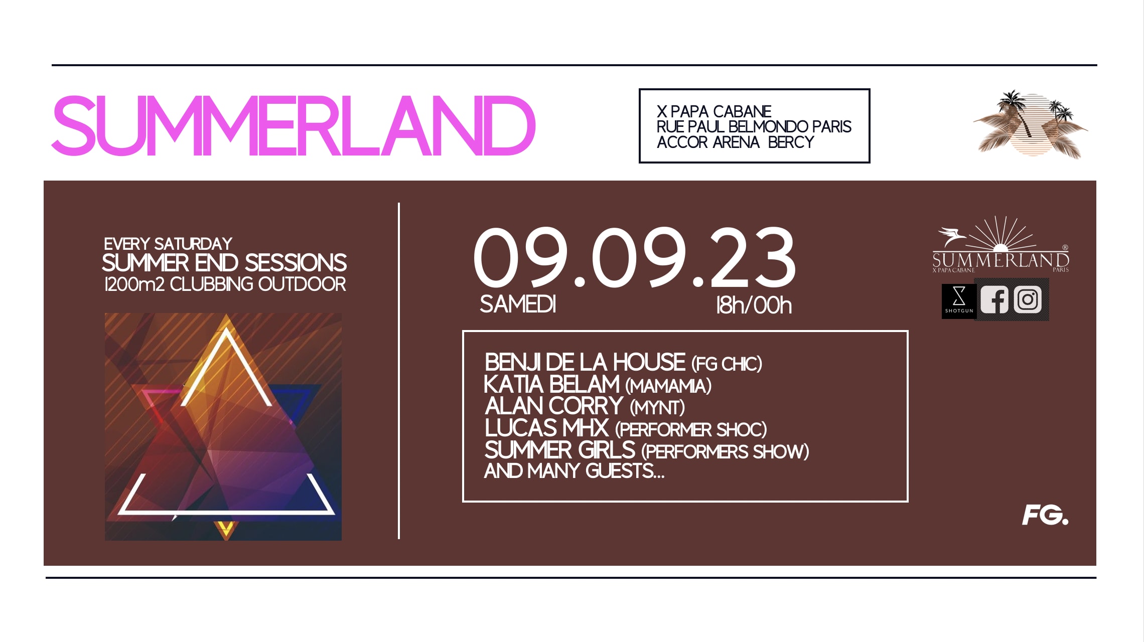 Summerland Paris - Summer End Sessions / Clubbing Exterieur