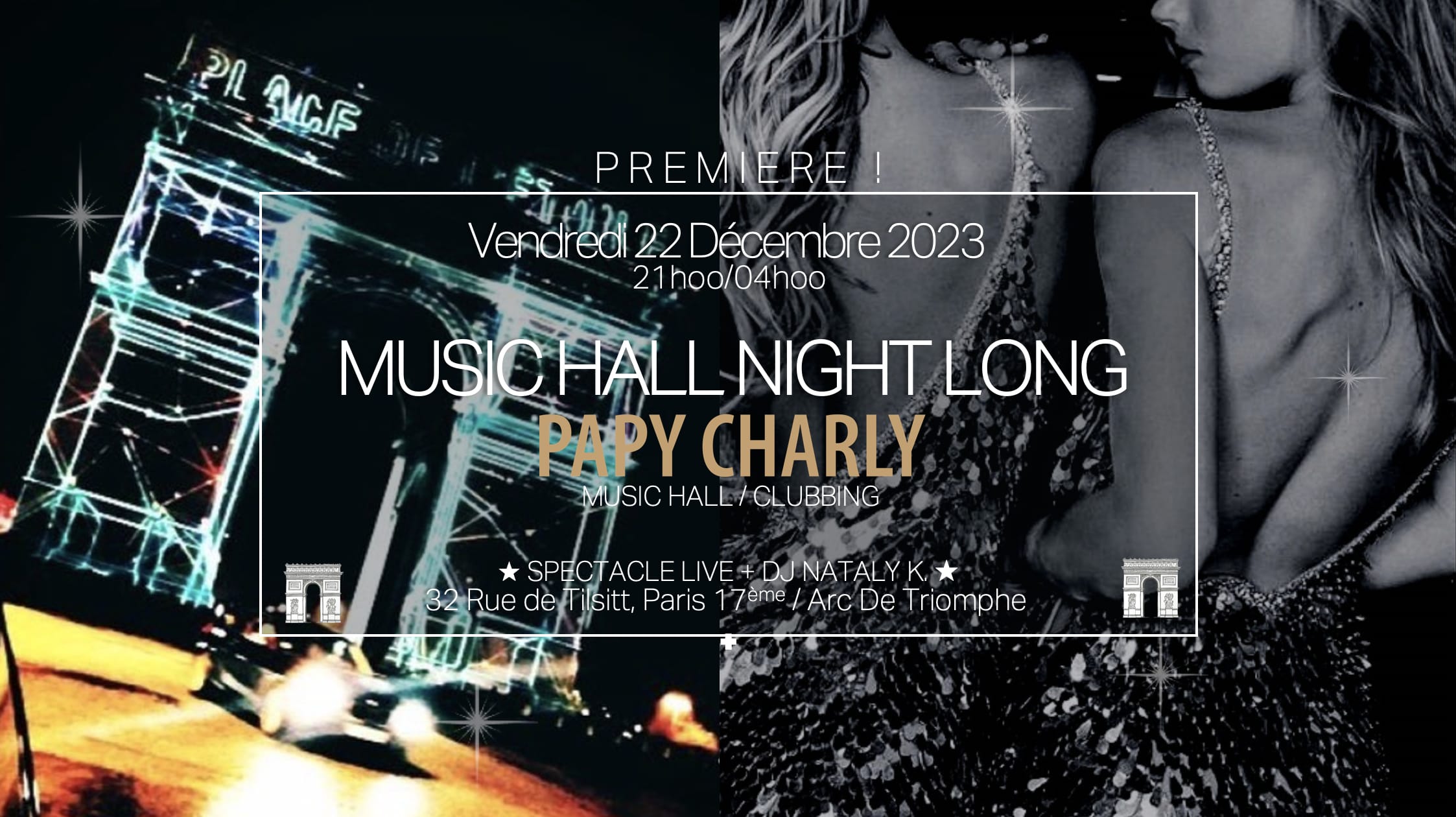 Invitation Nouveau Cabaret/Club Arc De Triomphe