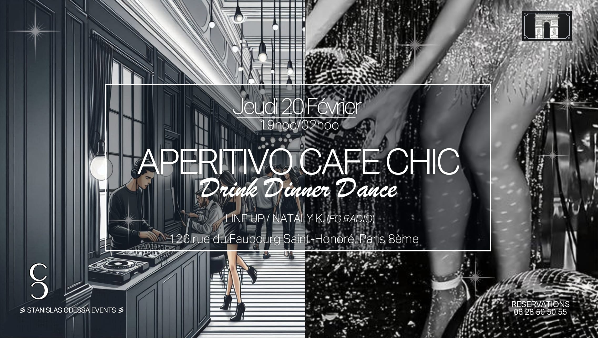 Aperitivo Le Cafe Chic / Apéro Clubbing Party