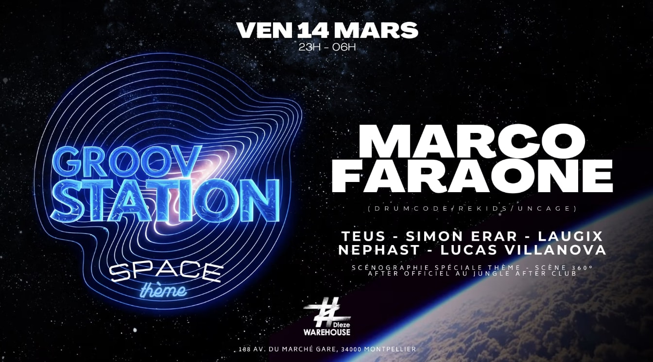 Groov’Station Marco Faraone Space Theme