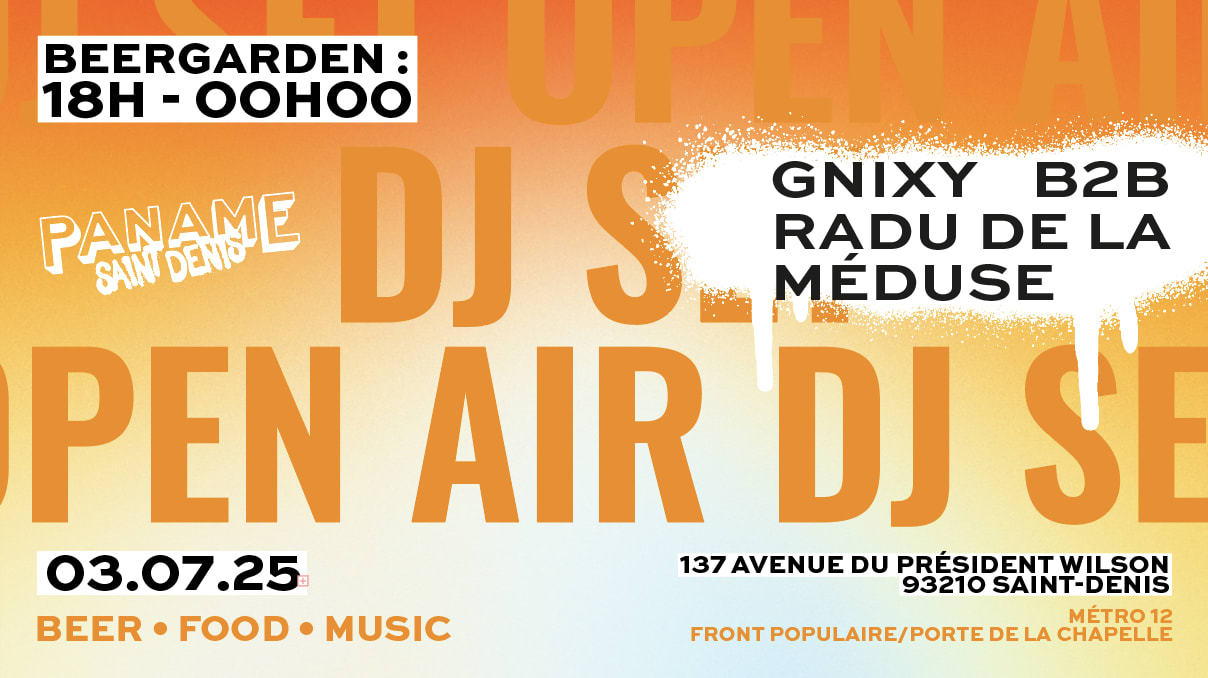 Afterwork Open Air - Gnixy & Radu De La Meduse Dj Set