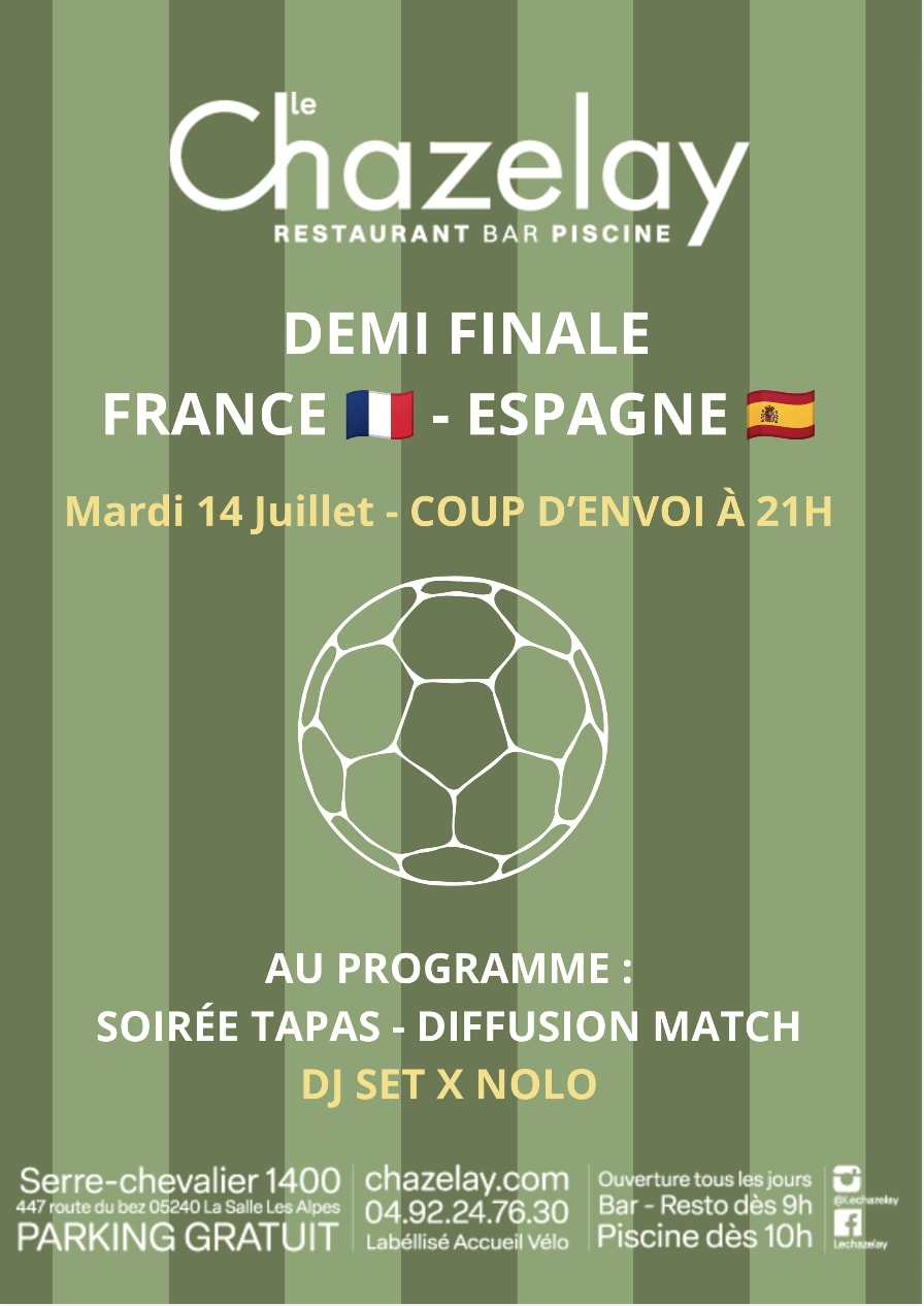 Soirée 1/2 Finale Coupe Du Monde : Tapas, Match Et Dj Set !