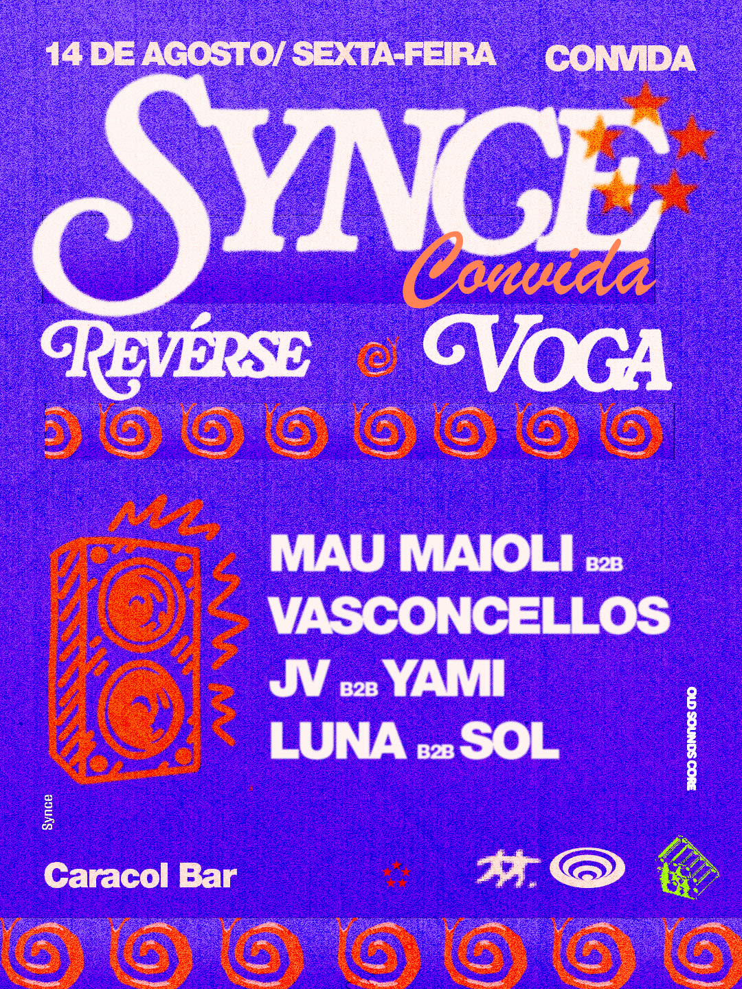 Synce Convida: Revérse & Voga No Caracol Bar