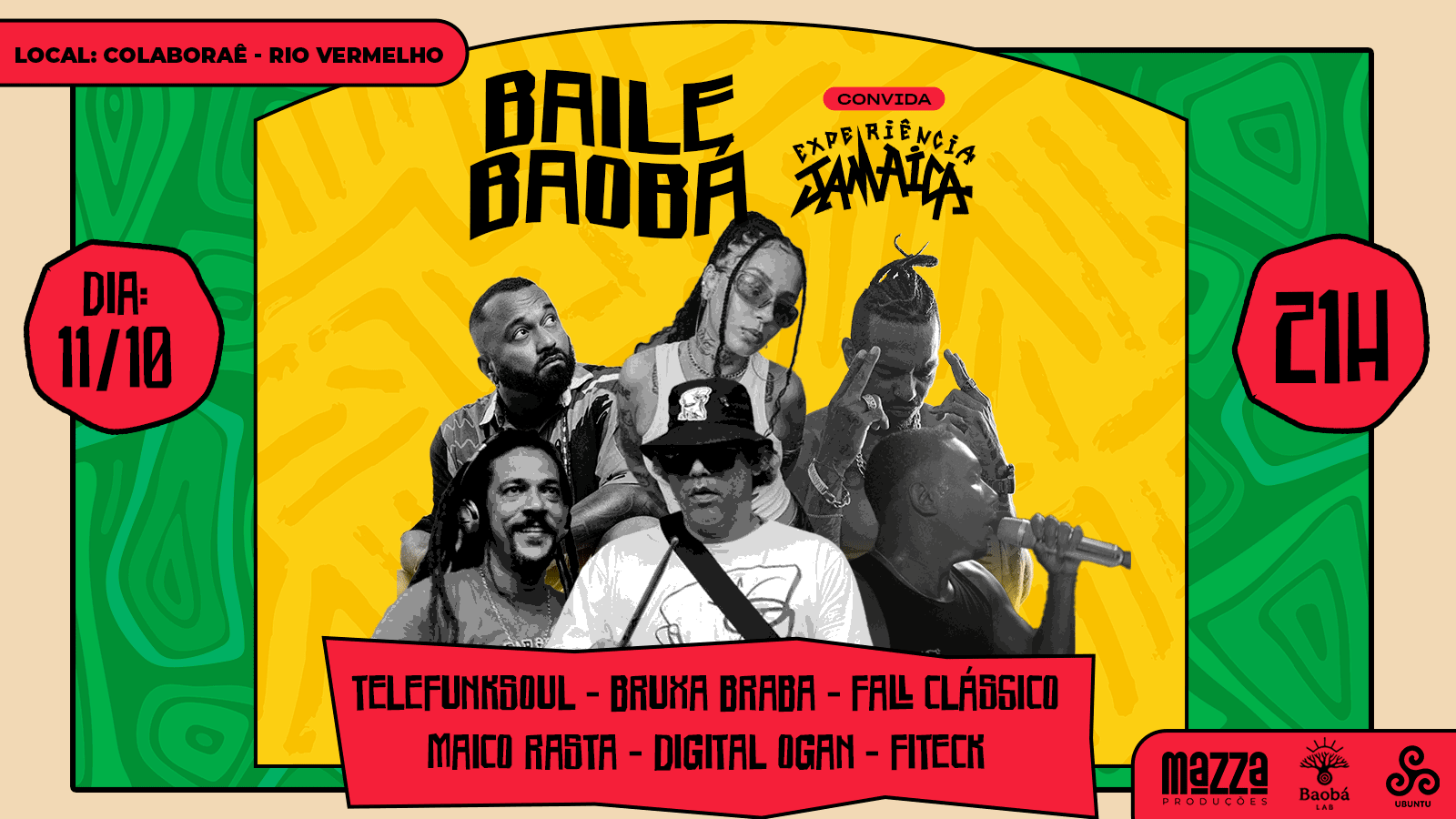 Baile Baobá Convida Experiência Jamaica