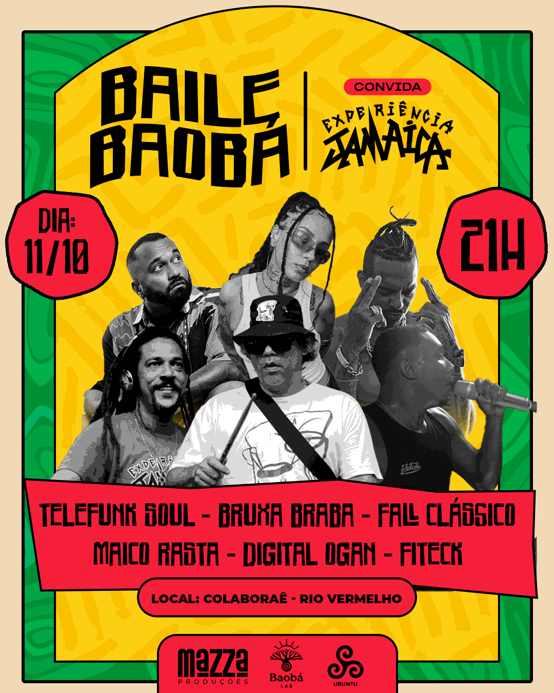 Baile Baobá Convida Experiência Jamaica