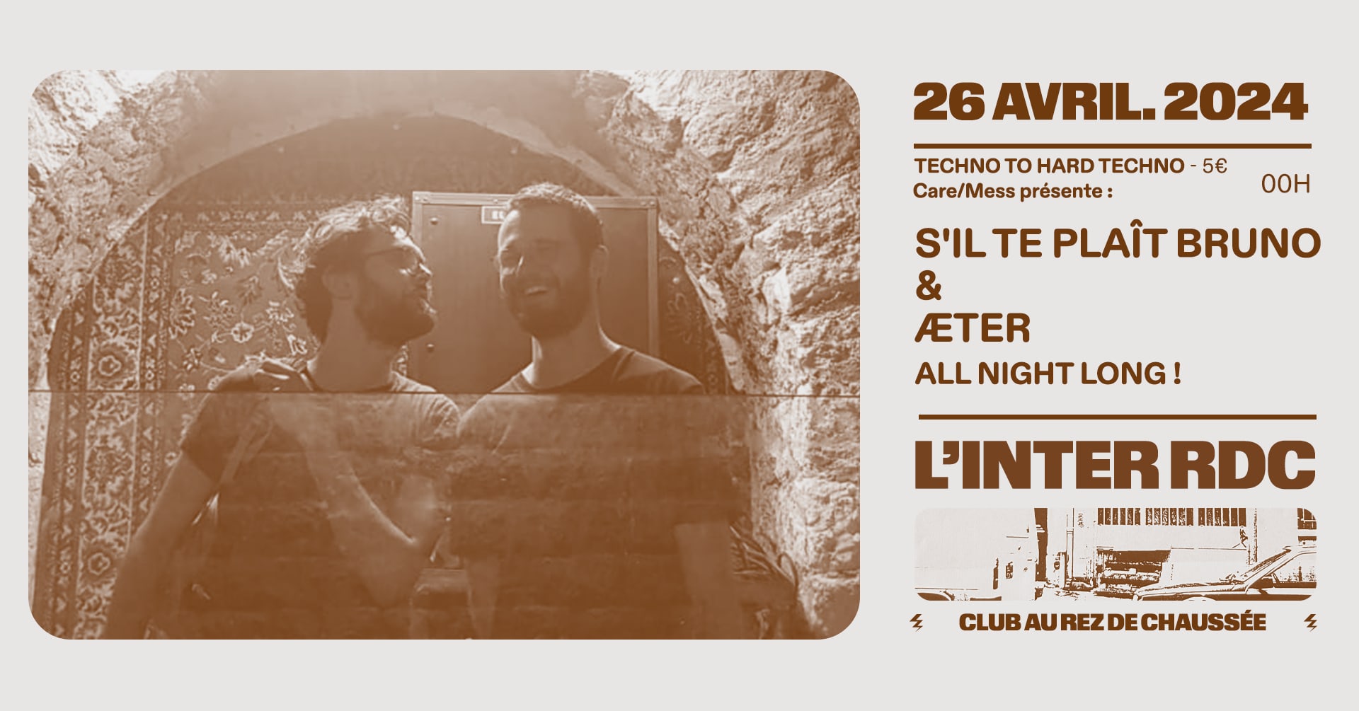 S'il Te Plaît Bruno & Æter All Night Long @ L'international