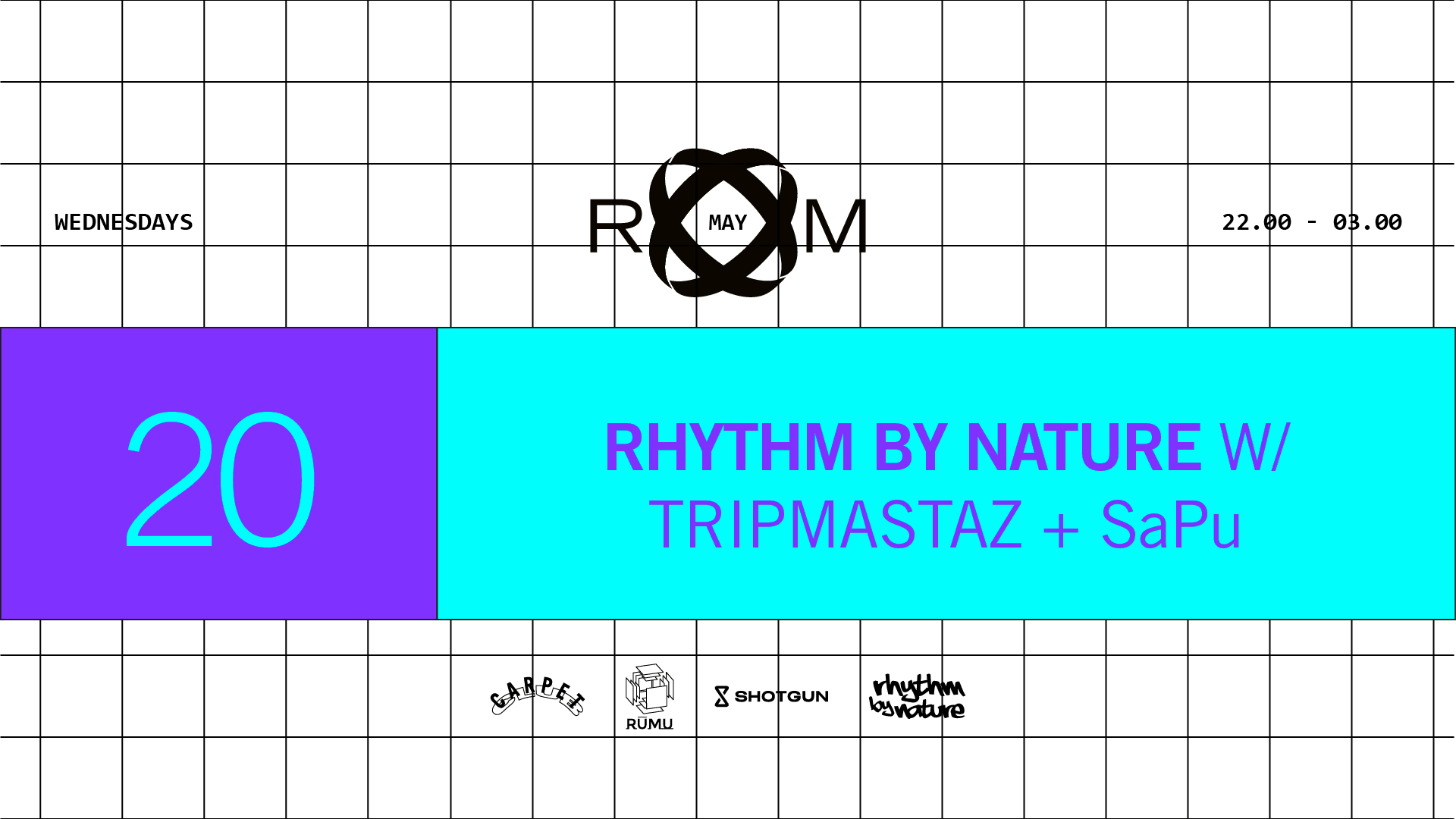Room: Rhythm By Nature W/ Tripmastaz + Sapu