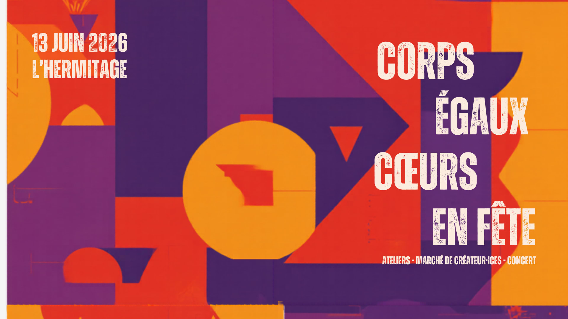 Corps Egaux Coeurs En Fête - 13 Juin