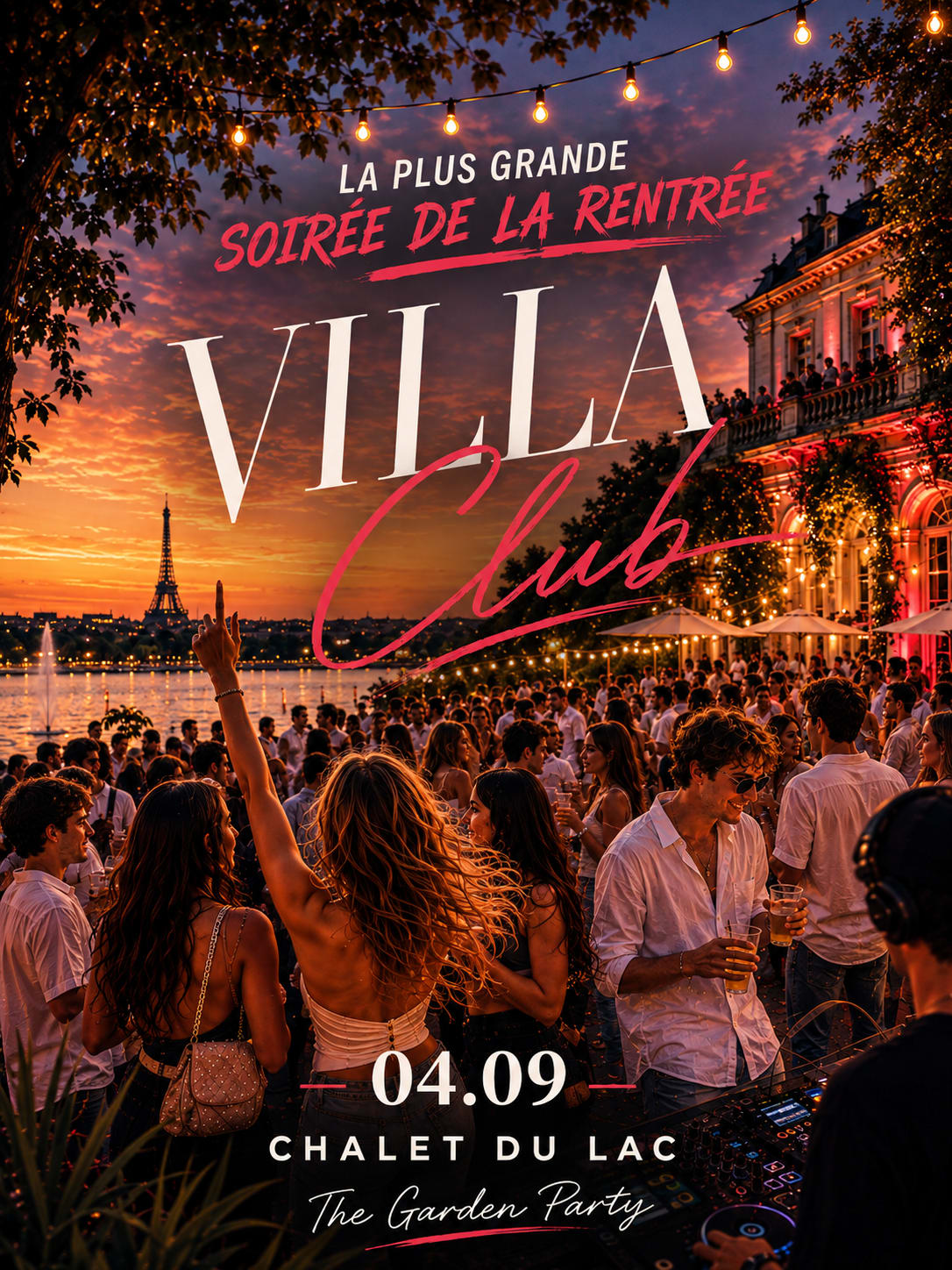 The Garden Party - Chalet Du Lac - Vendredi 4 Septembre