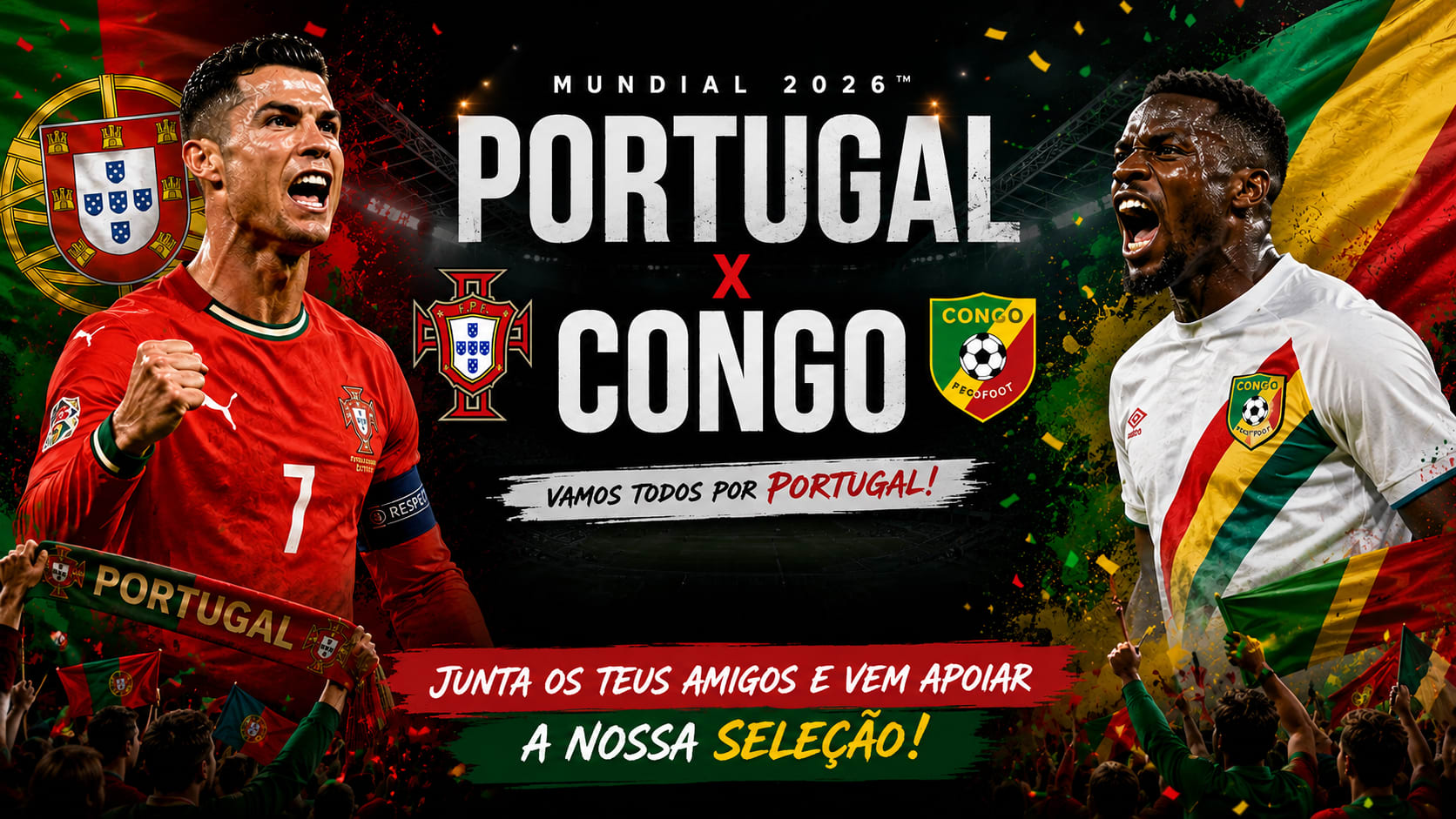 Mundial - Portugal X Congo