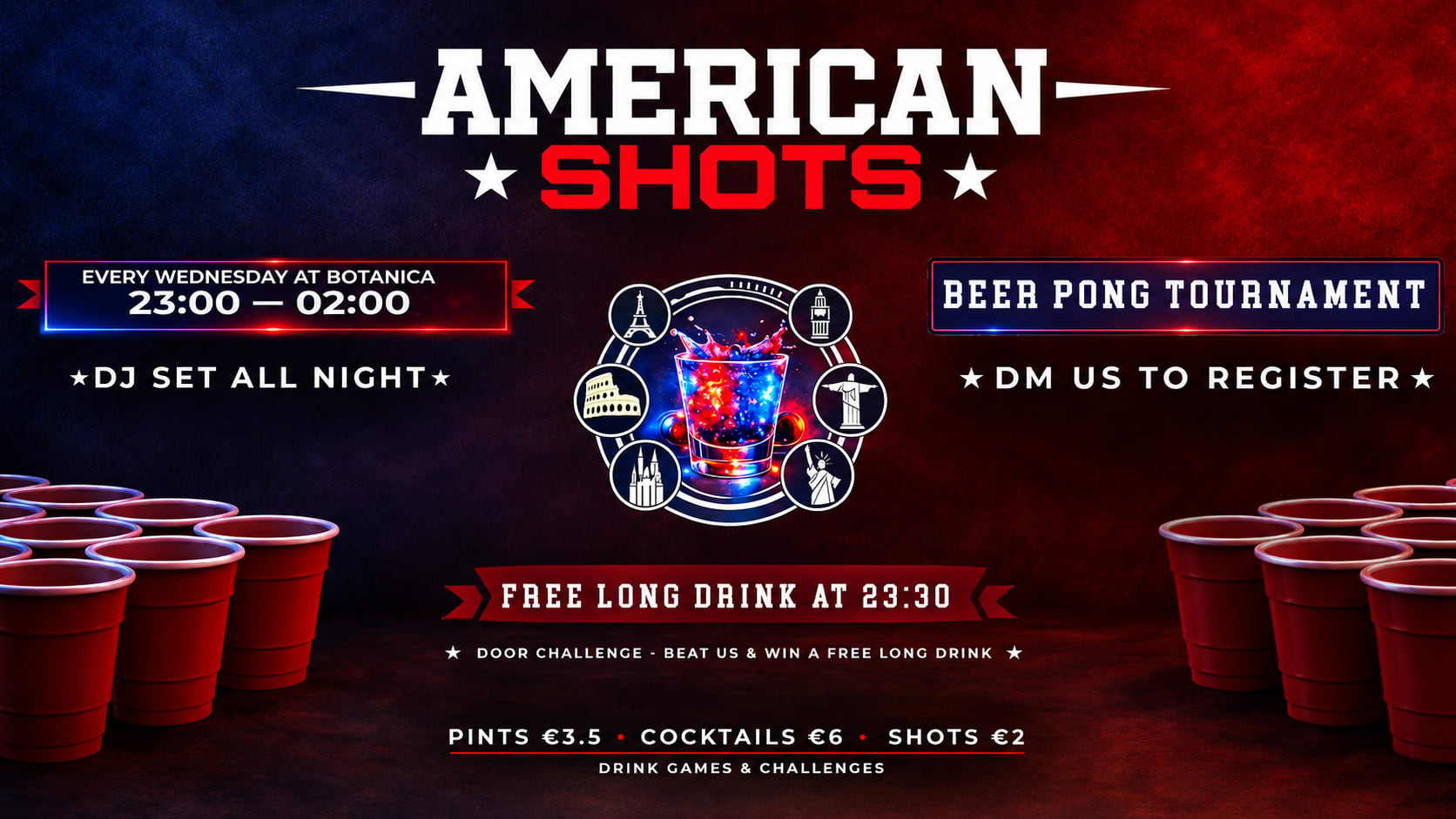Erasmus Shots: American Party