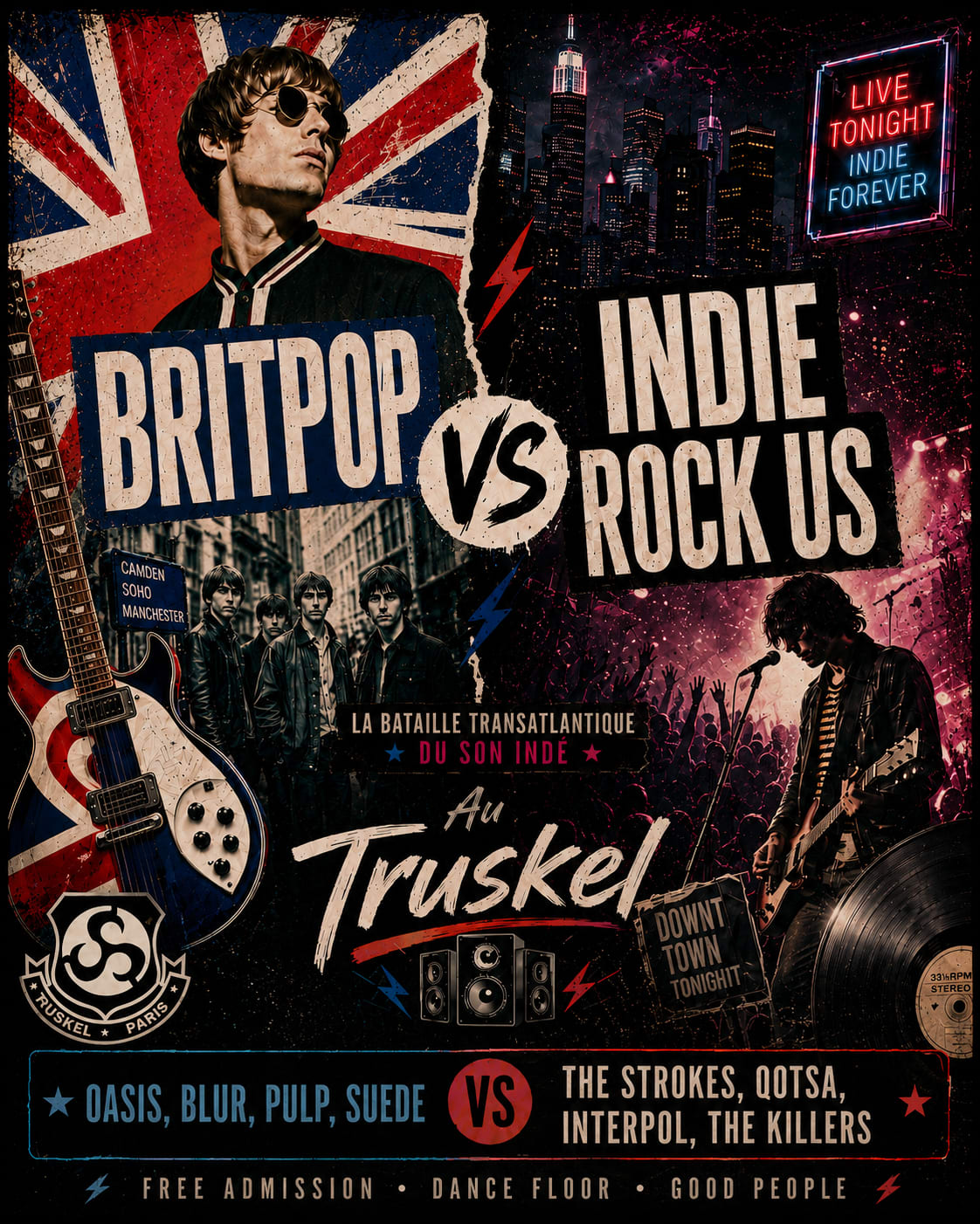Britpop Vs Indie Rock - Truskel