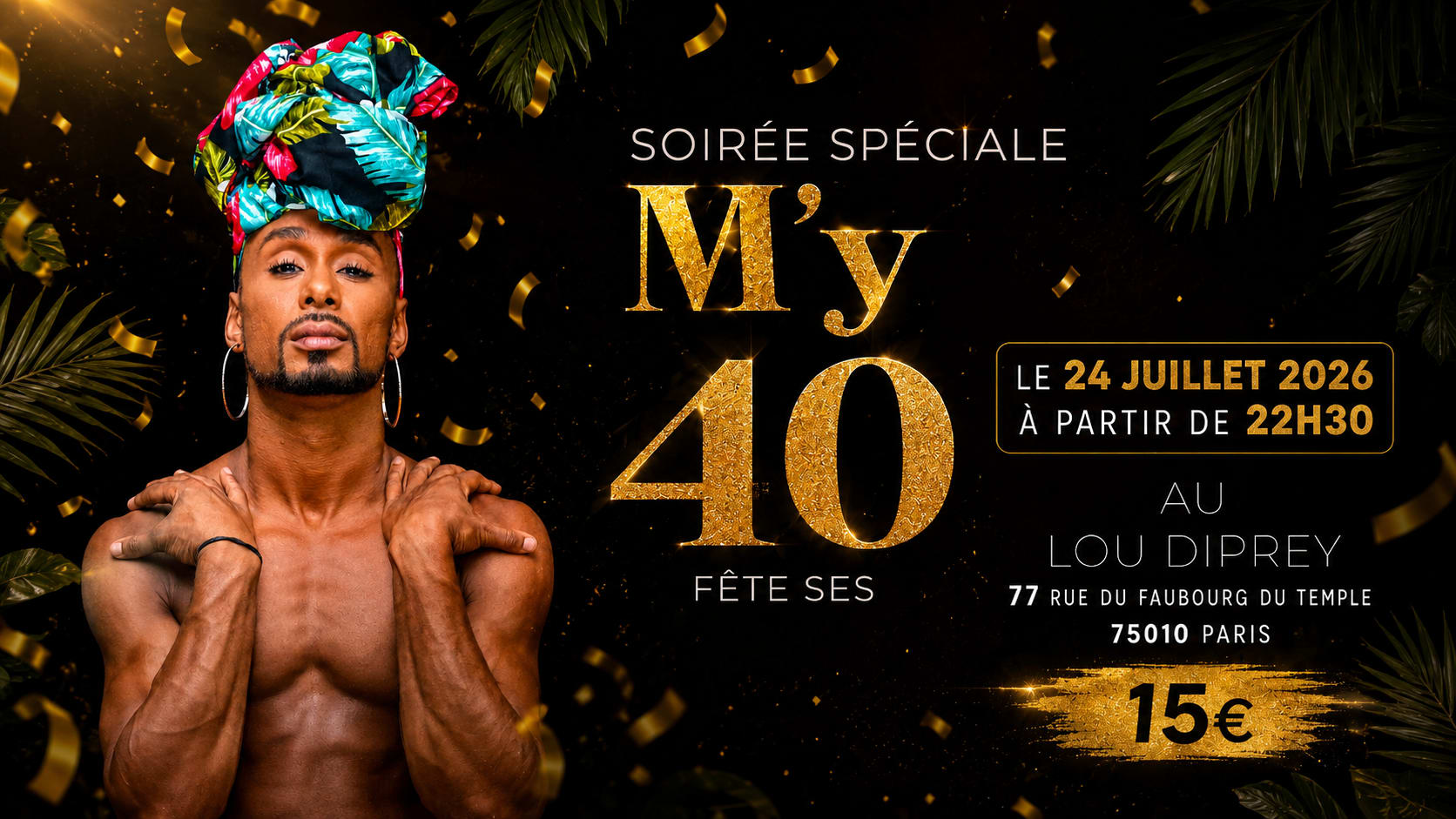 M’Y Fête Ses 40 Ans Au Lou Diprey
