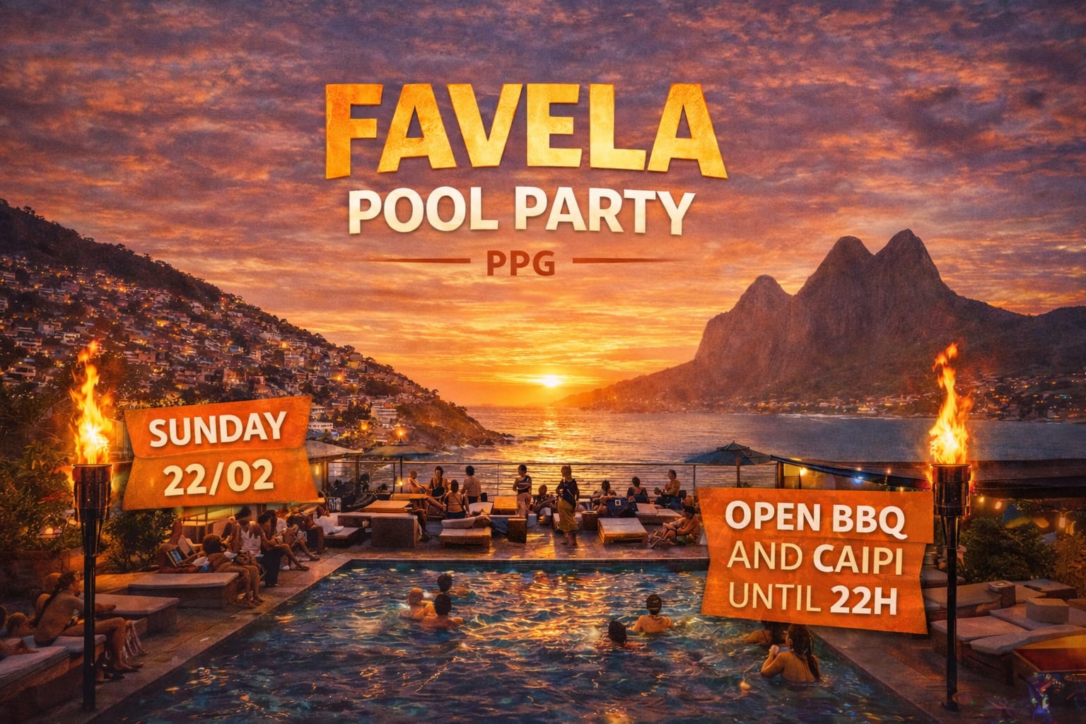 Favela Pool Party : Welcome To Ppg !