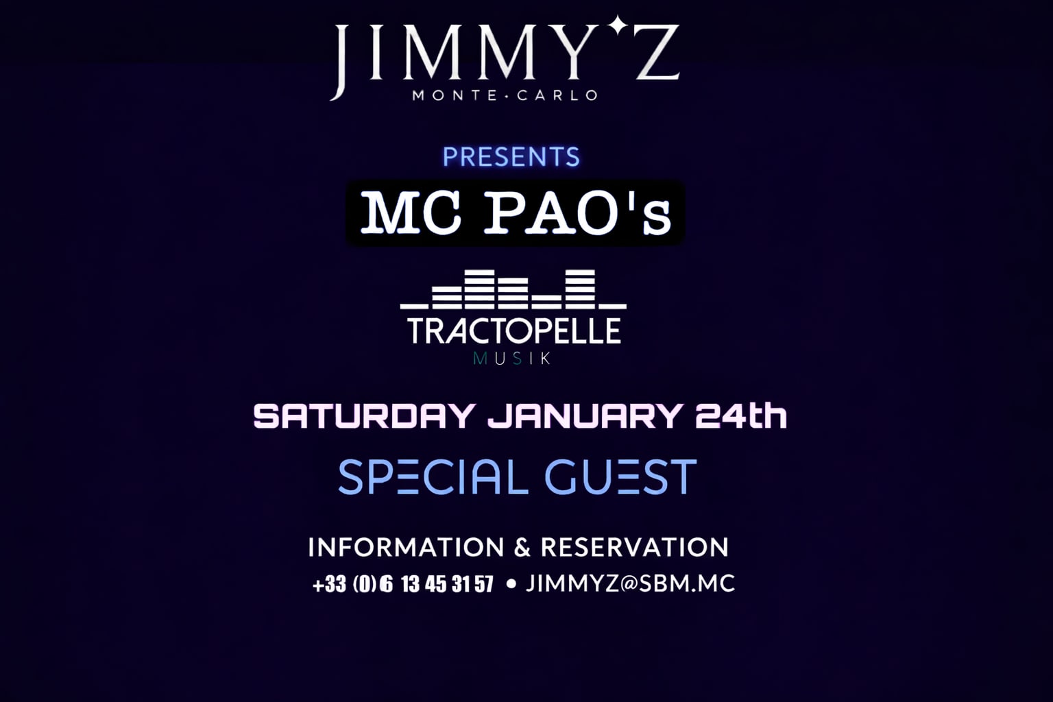 Live Performance - Jimmy’Z MC - Special Guest