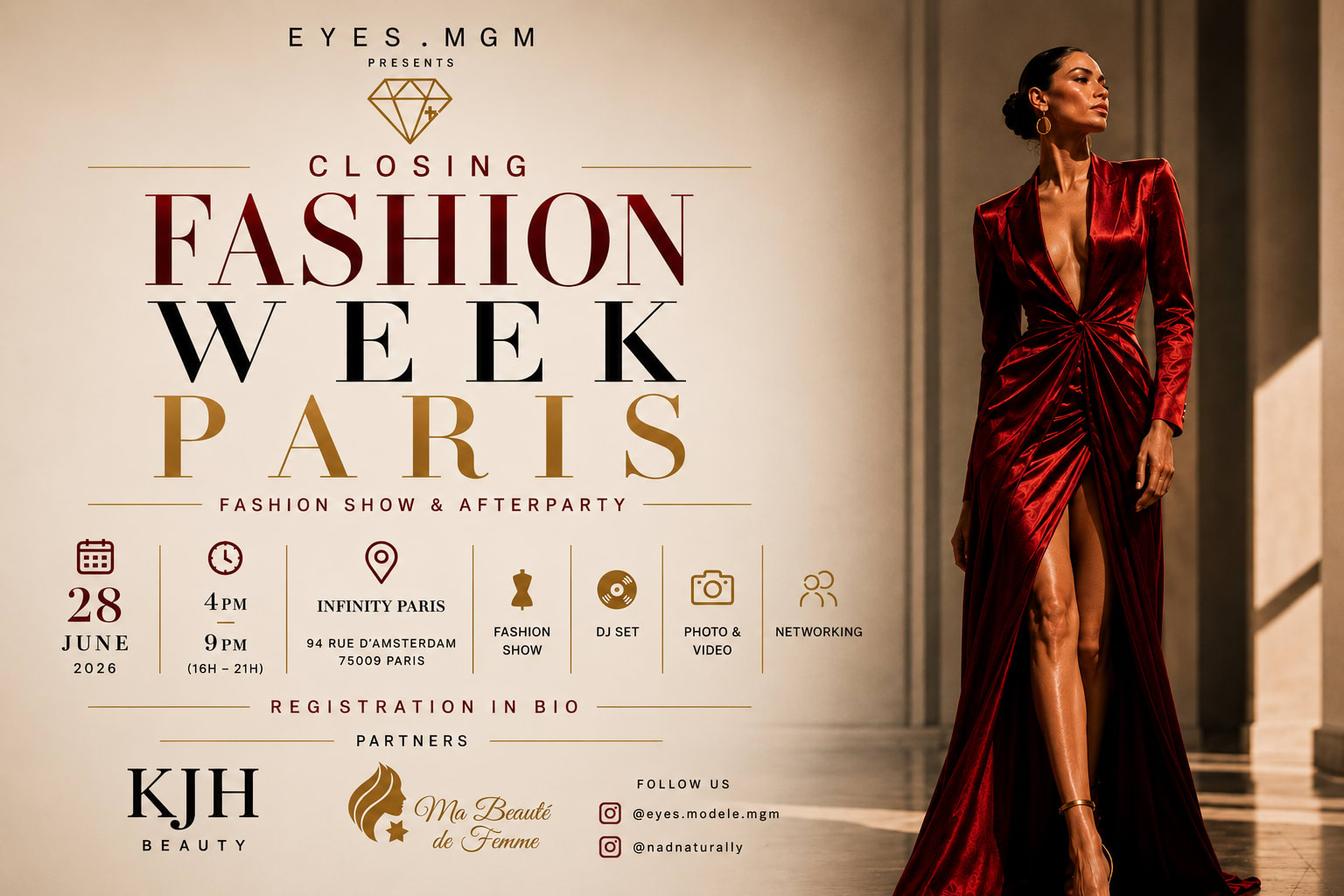 Closing Paris Fashion Show