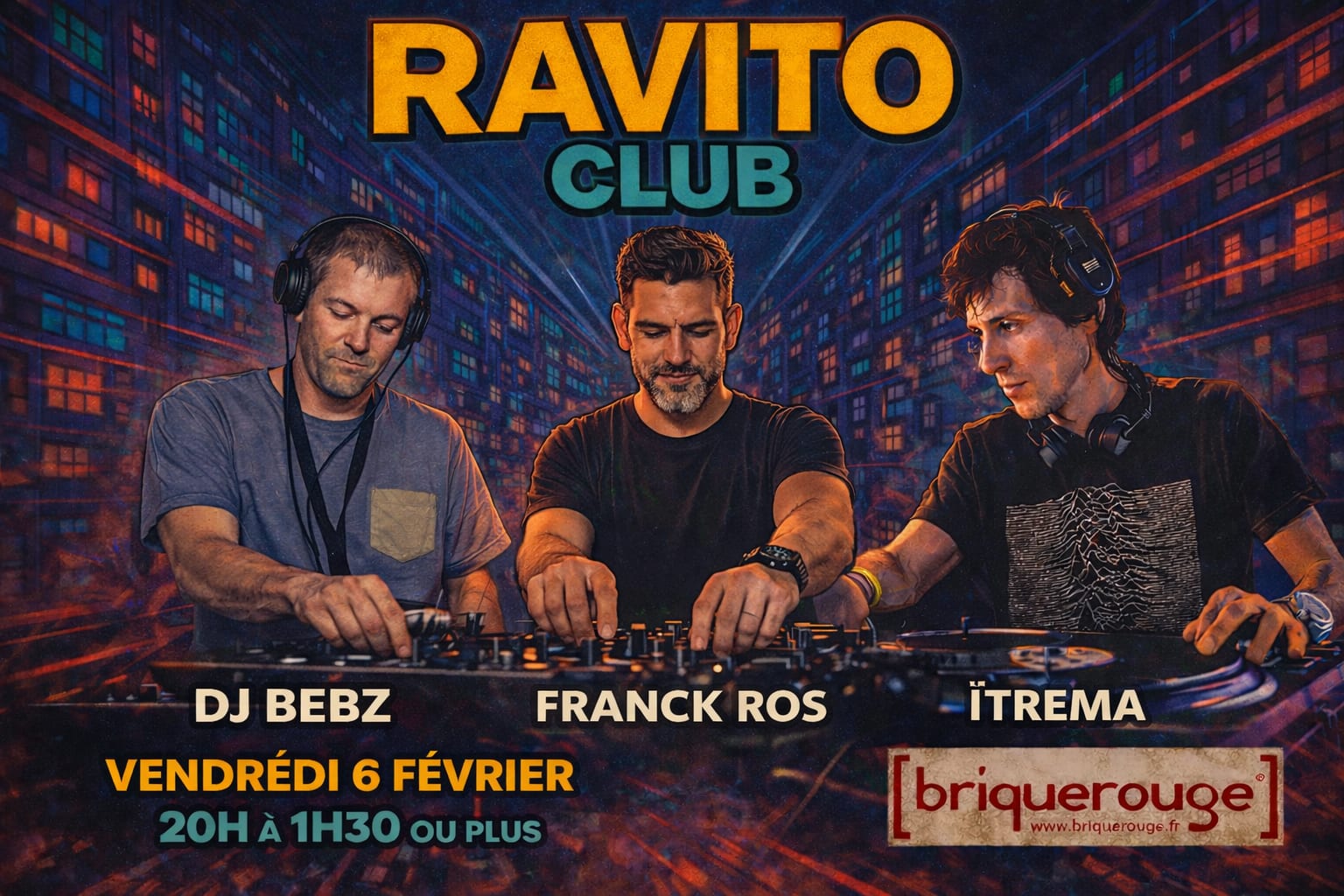 Ravito Invite Franck Ros X Ïtrema X Dj Bebz