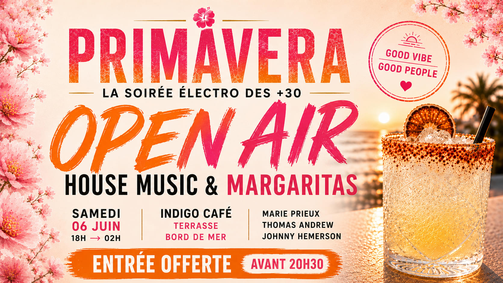 Open Air - Over 30s Club - Marie Prieux T.Andrew J.Hemerson