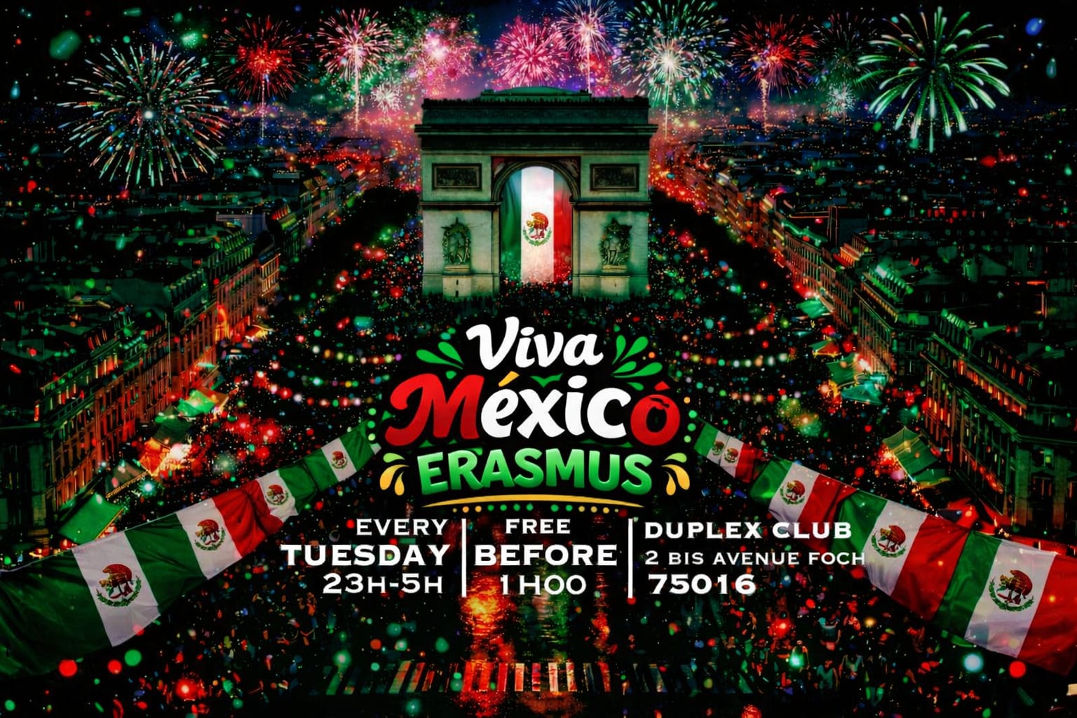 Erasmus Party - Duplex Club - Viva Mexico