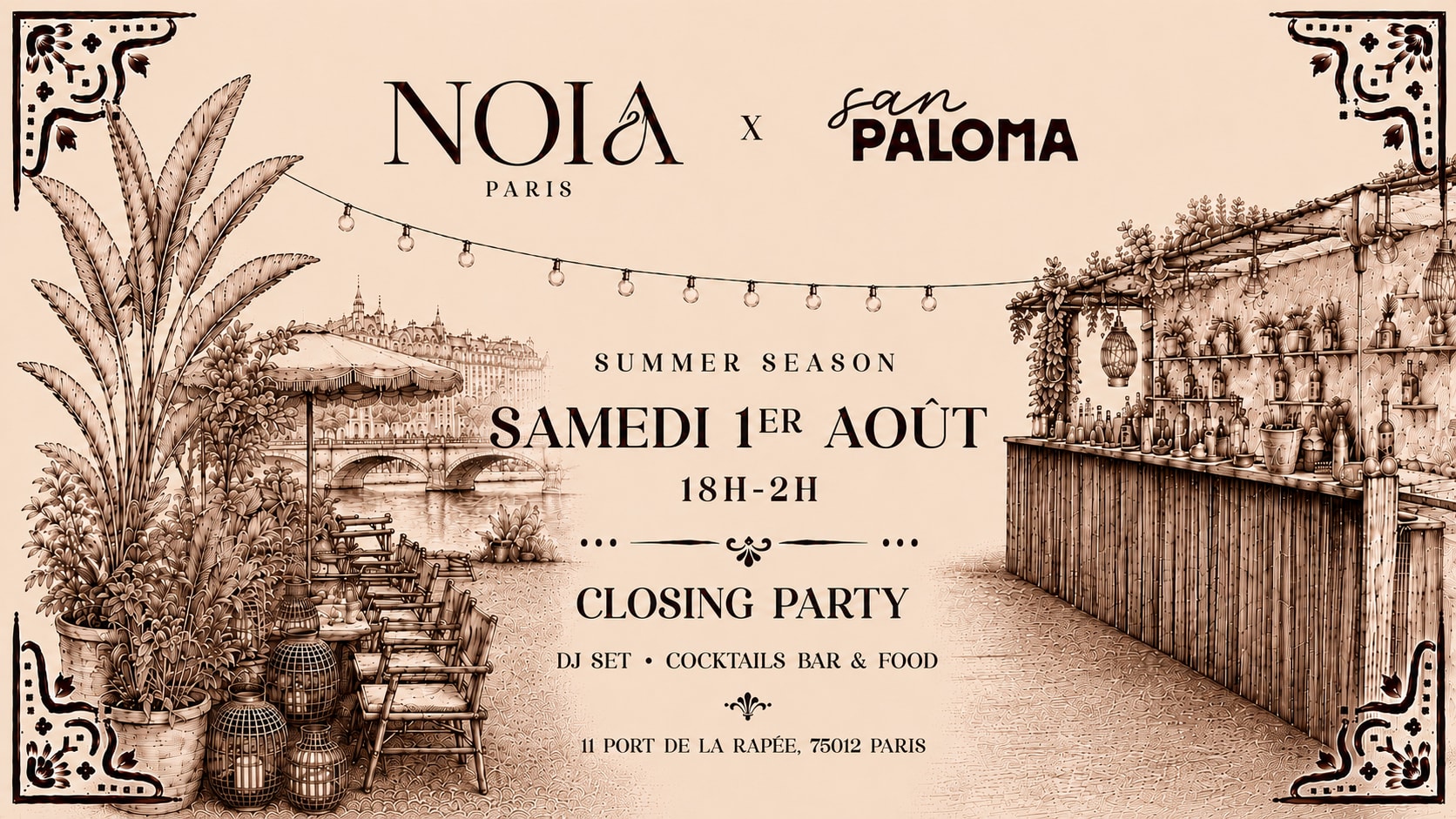 Noïa Open Air | Closing Party | 01/08