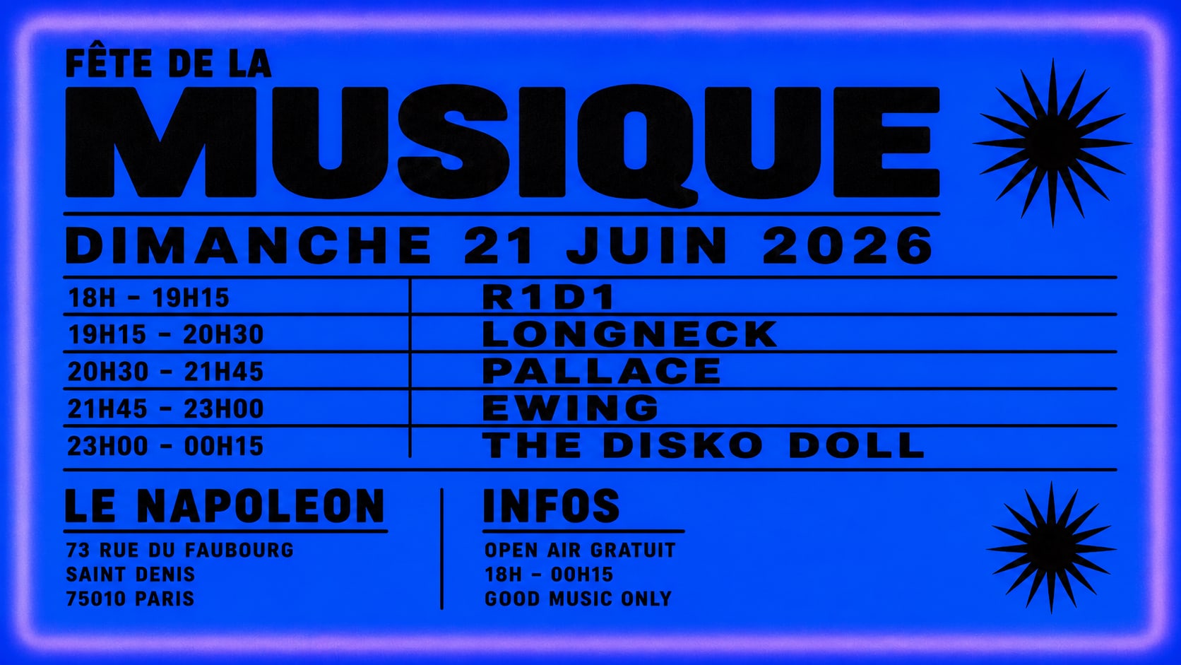 La Fête De La Musique Au Napoléon