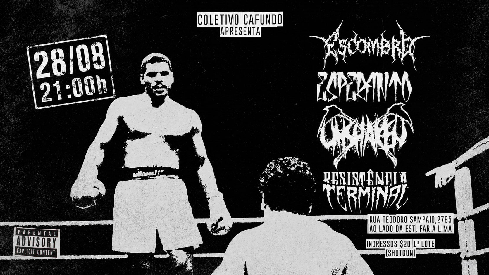 Escombro - Esperanto - Unshaken - Resistência Terminal 28/08