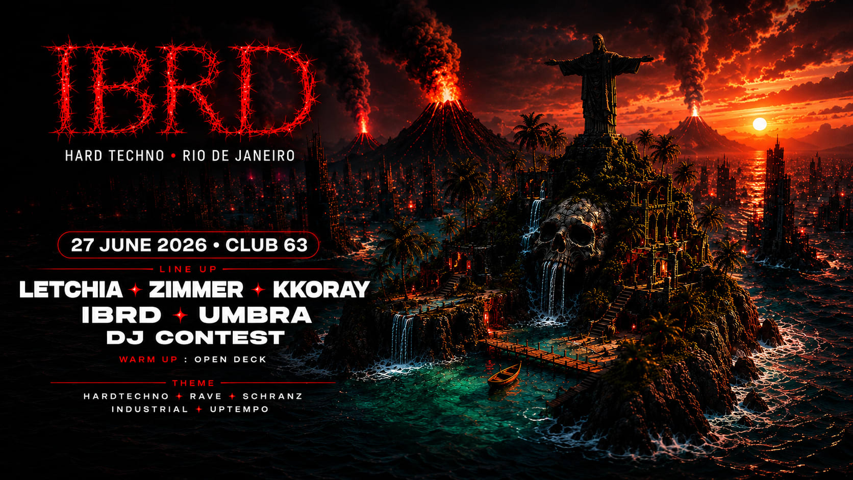 Ibrd : Hard Techno Chegou No Rio