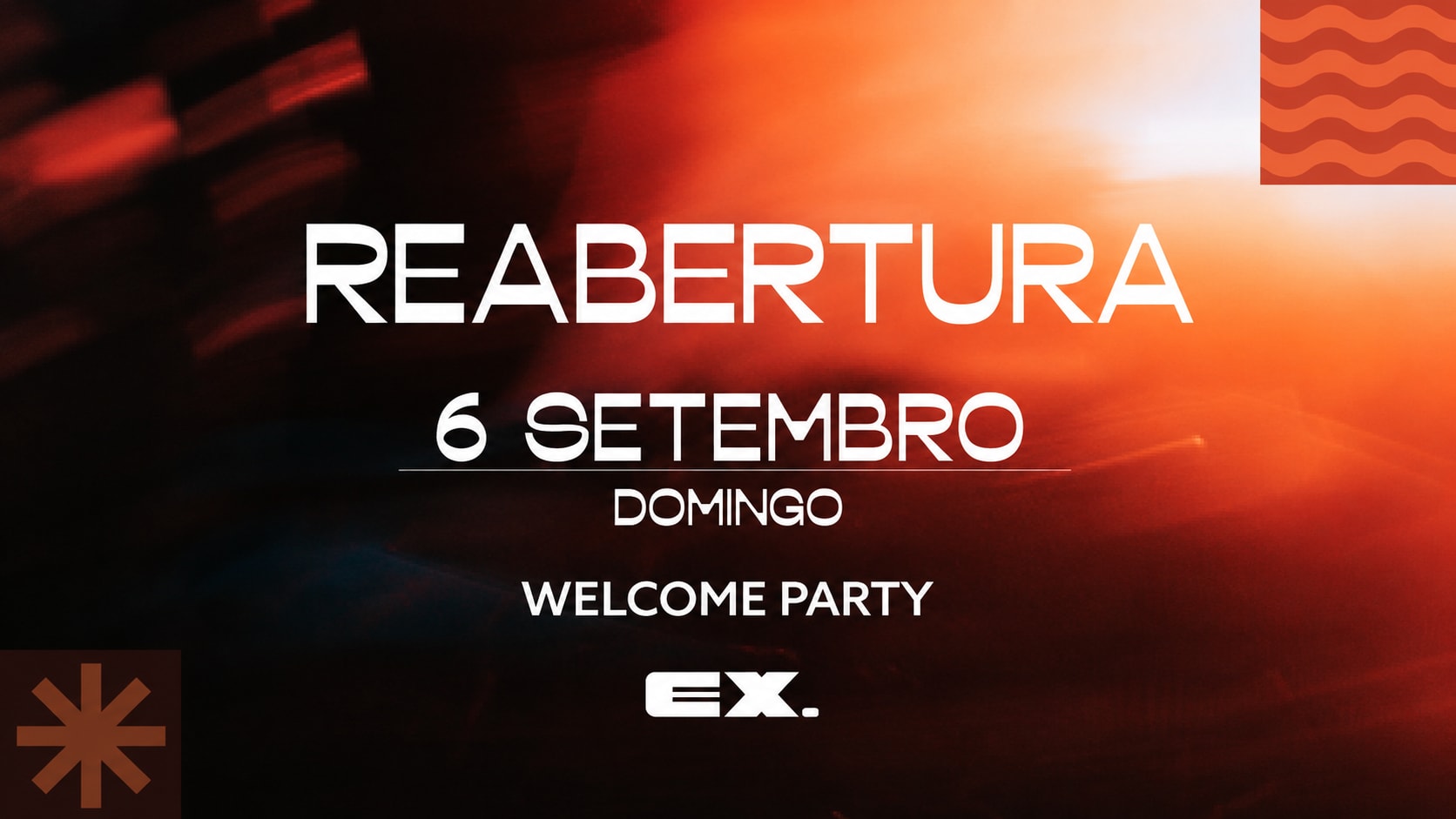 Reabertura - Domingo, 6 Set.