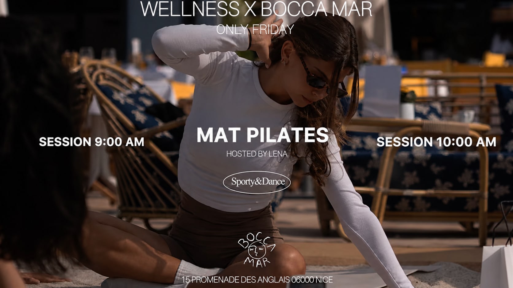 Sporty&Dance X Wellness X Pilates X Bocca Mar Beach Nice