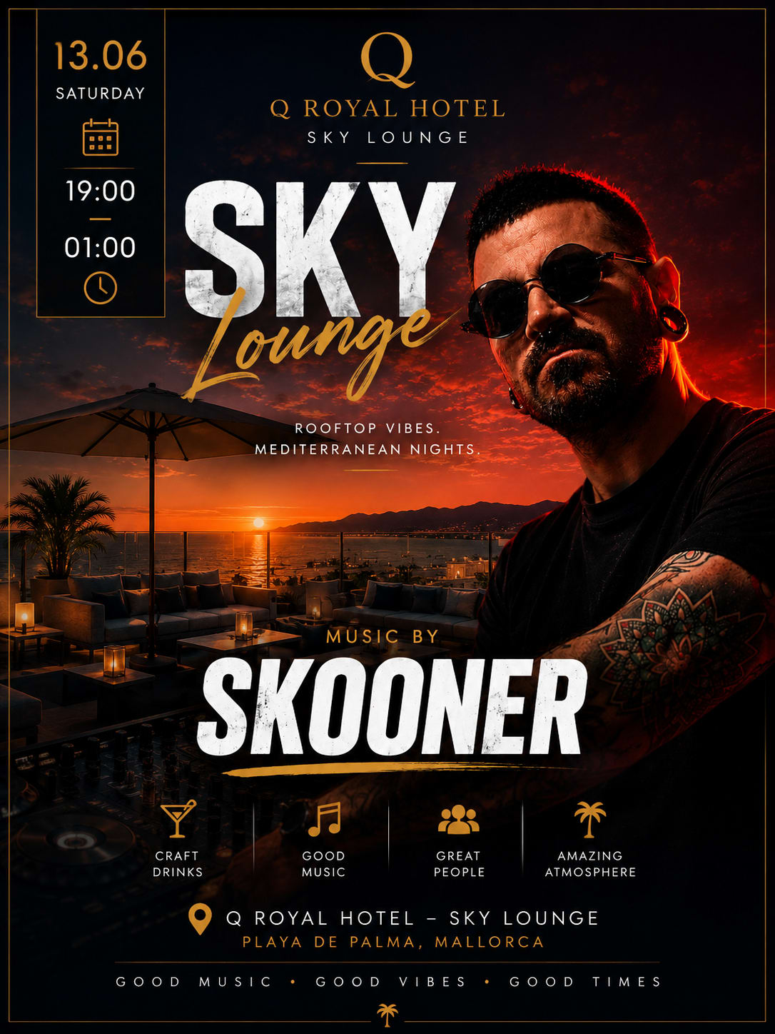 Sky Lounge Rooftop Sessions Skooner