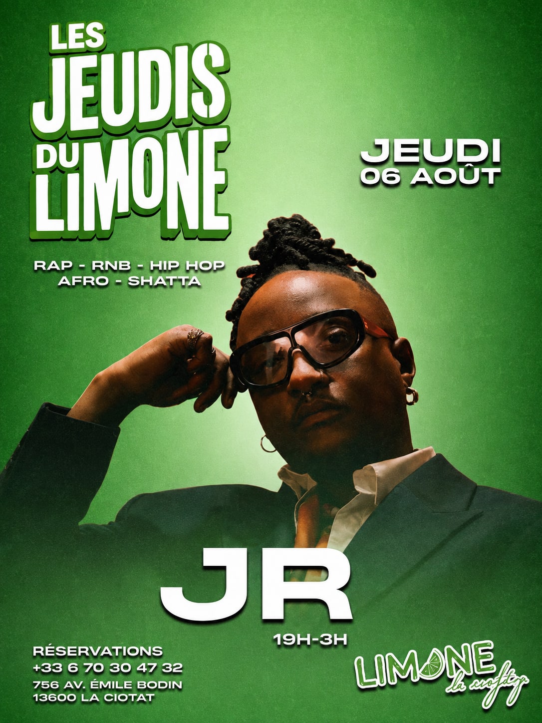 Jeudi 6 Aout - Les Jeudis Du Limone 19h -03h